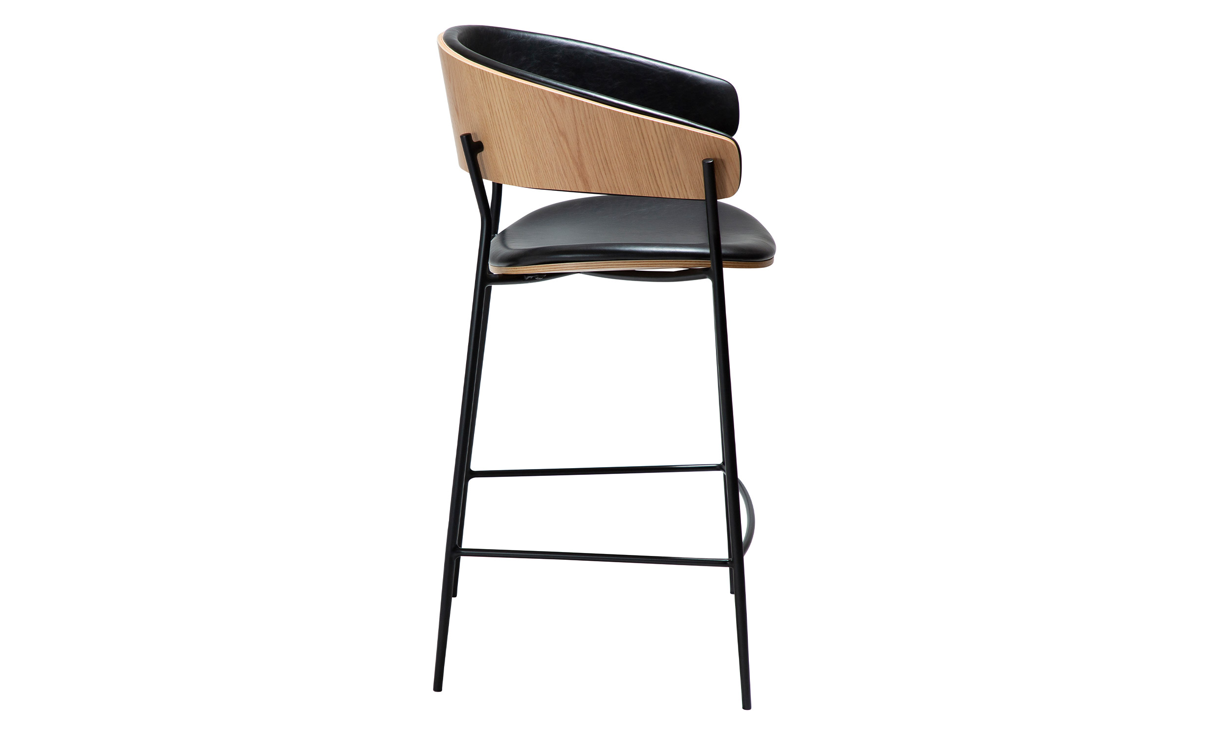 CRIB Barstol Svart/Ek från DAN-FORM, bild 2