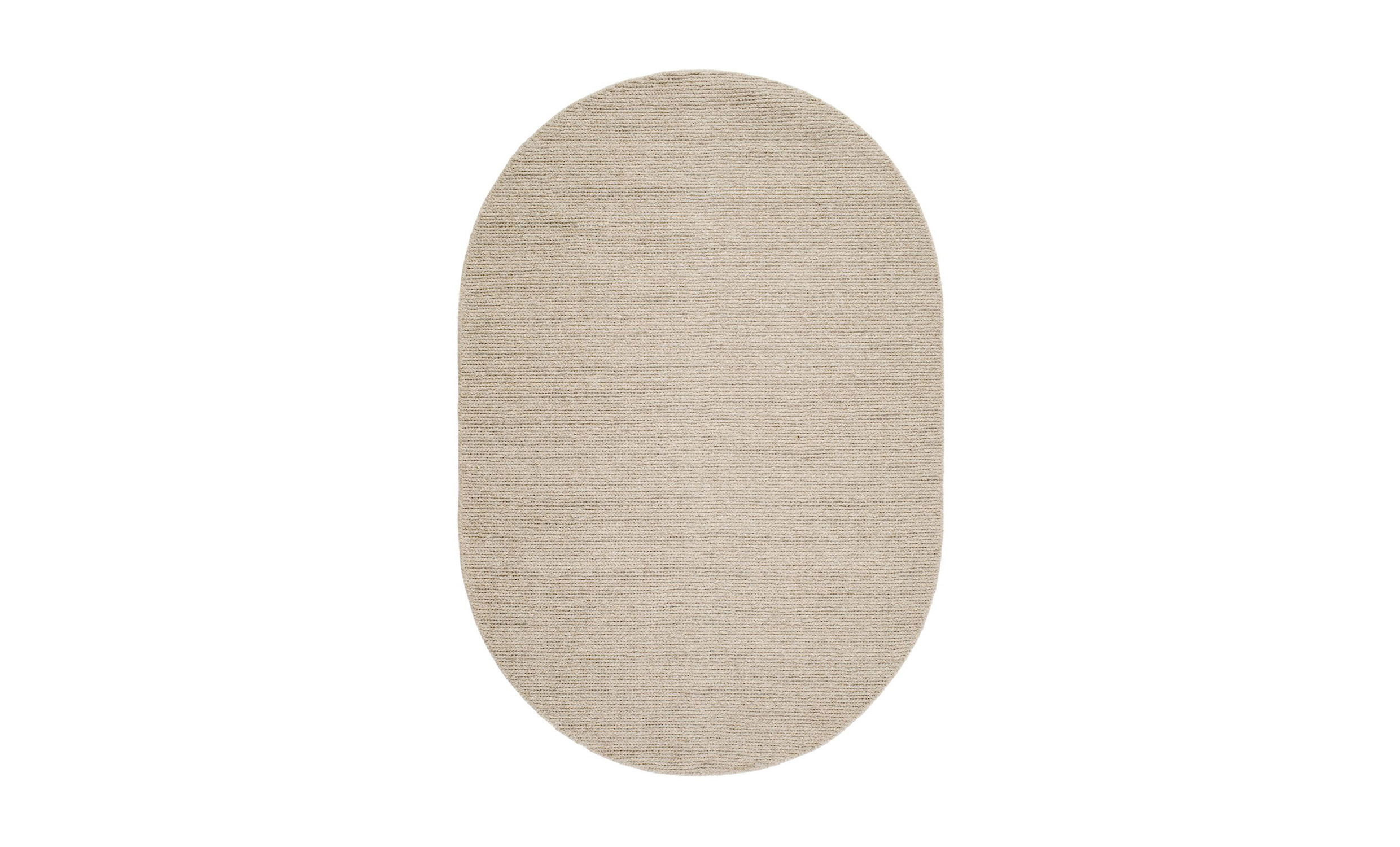 DIANA Ullmatta Oval 240x340 Ljus Melange
