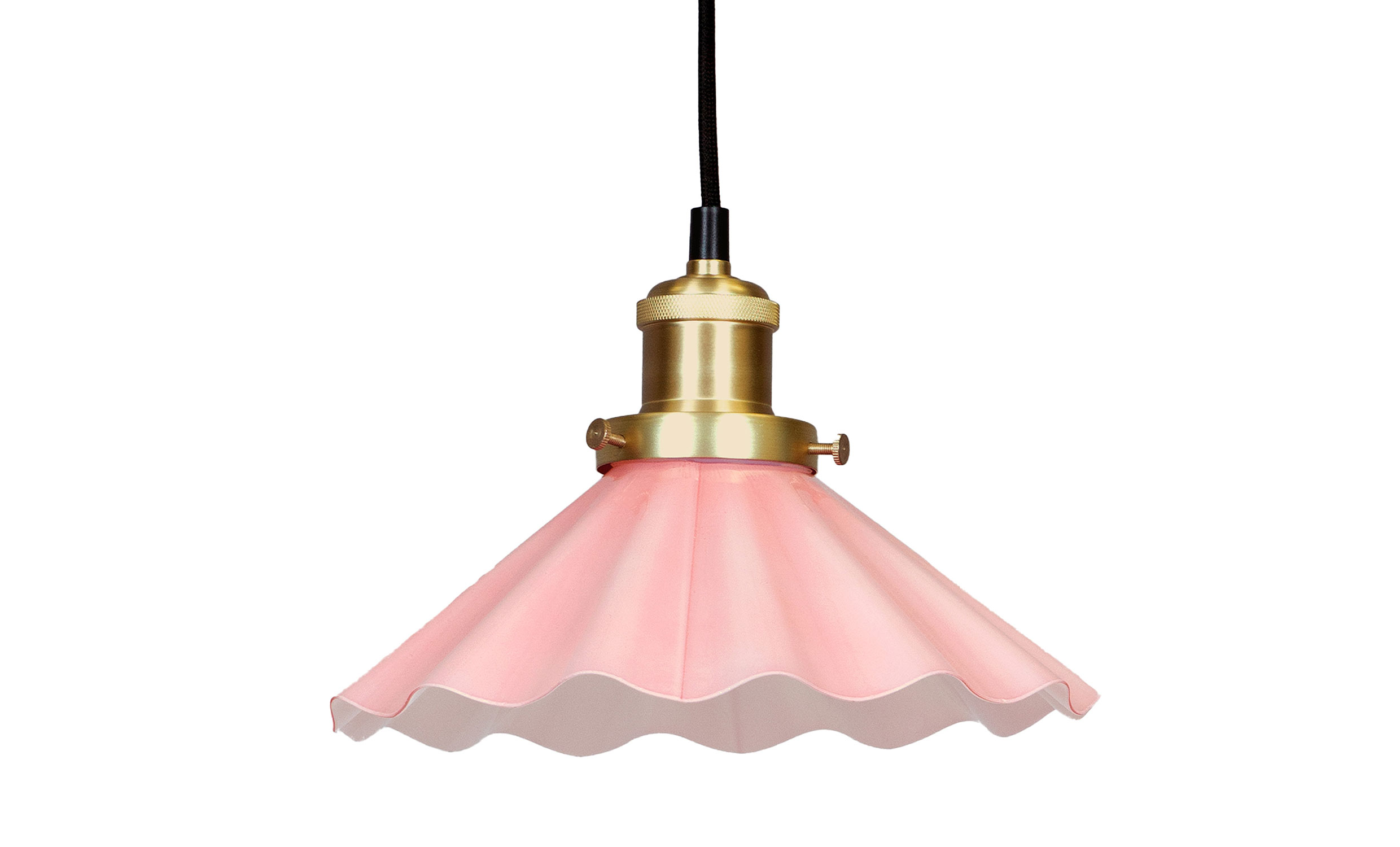 AUGUST Fnsterlampa 25 cm Rosa