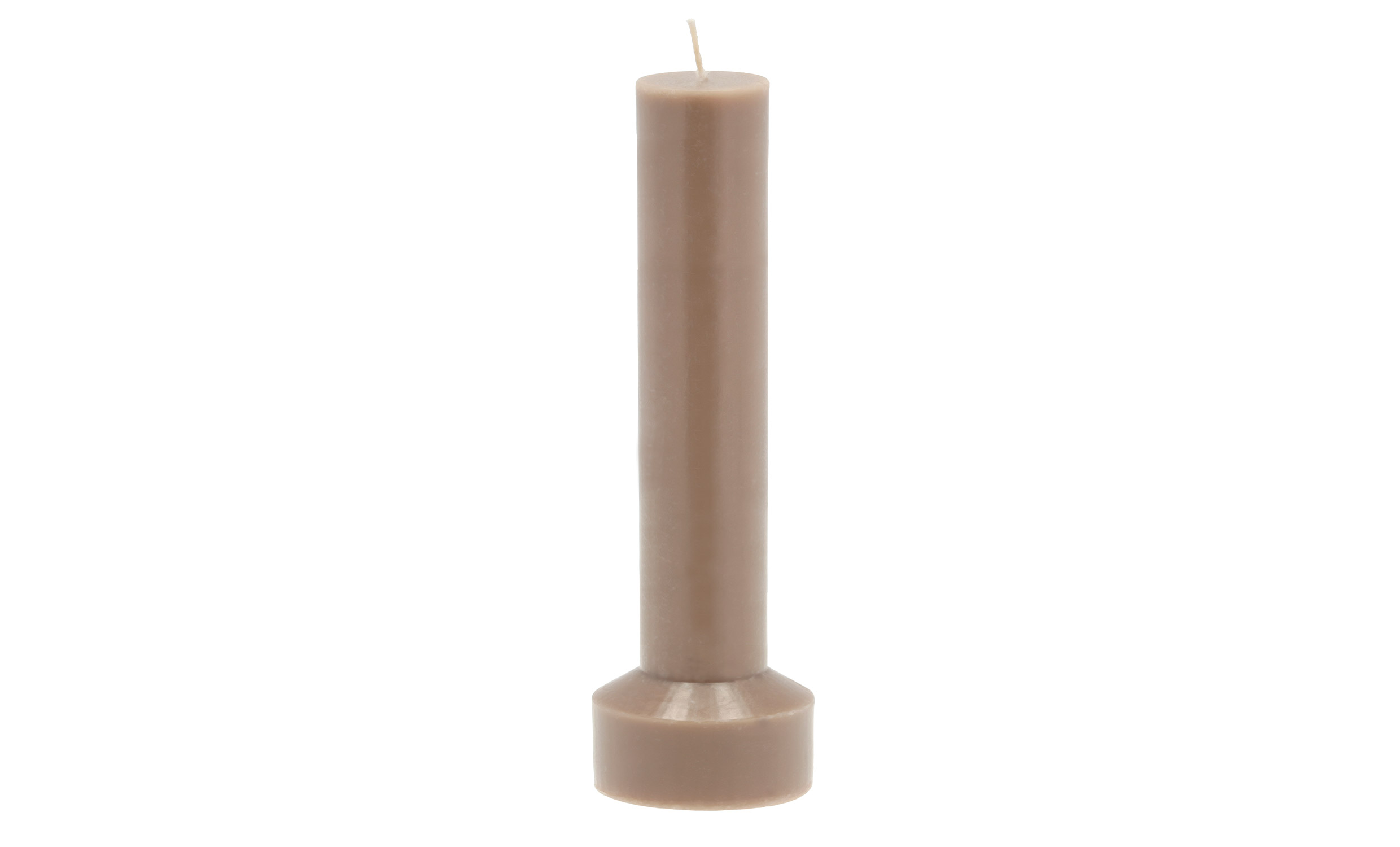 HVILS Blockljus 23cm Taupe