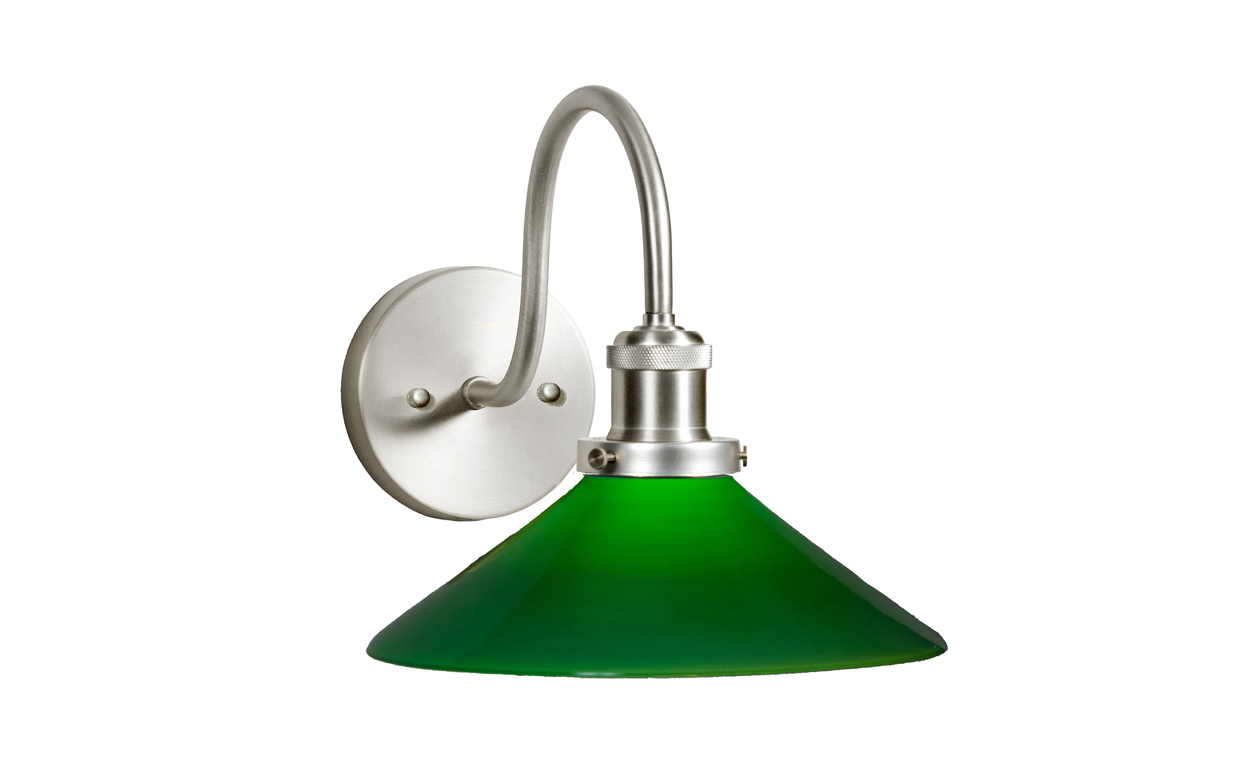 AUGUST V�gglampaIP23 Gr�n Krom