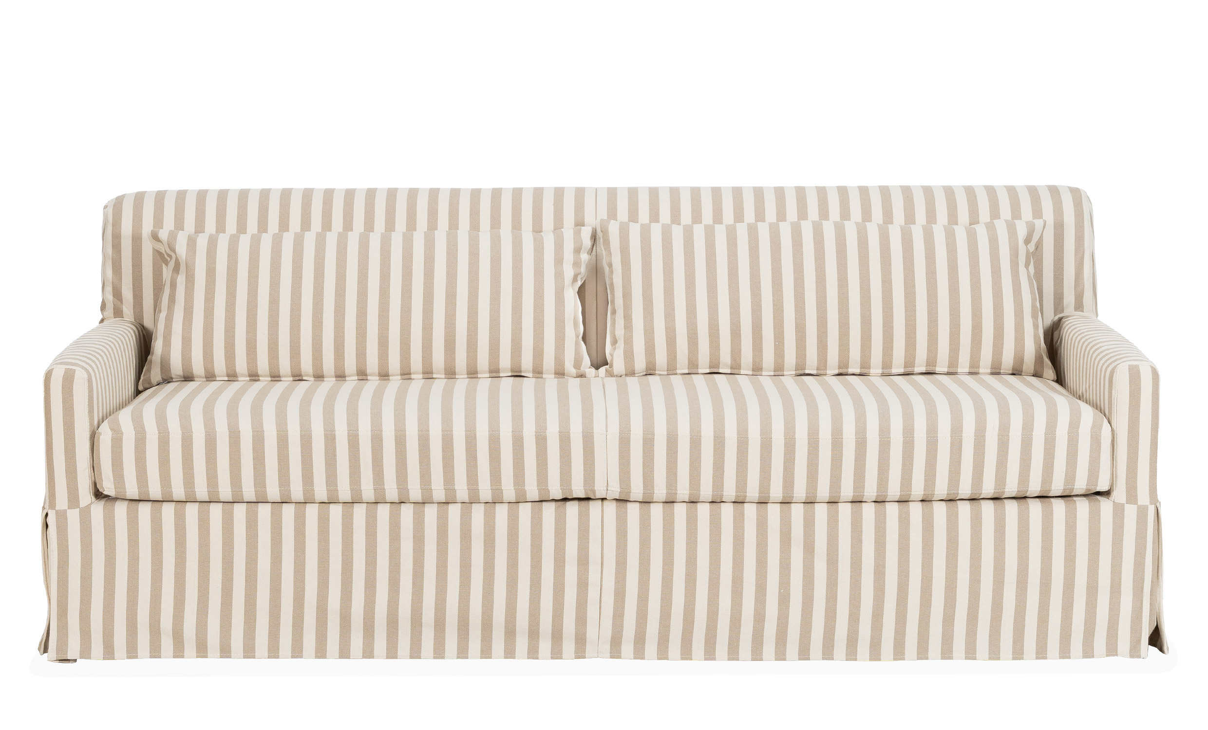 TOFTE Bddsoffa Randig Beige