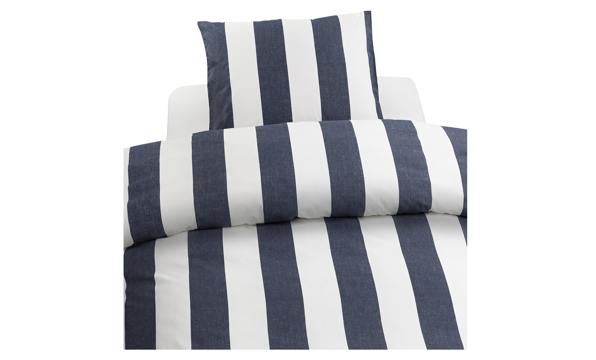 STRIPE Bddset Enkel Bl