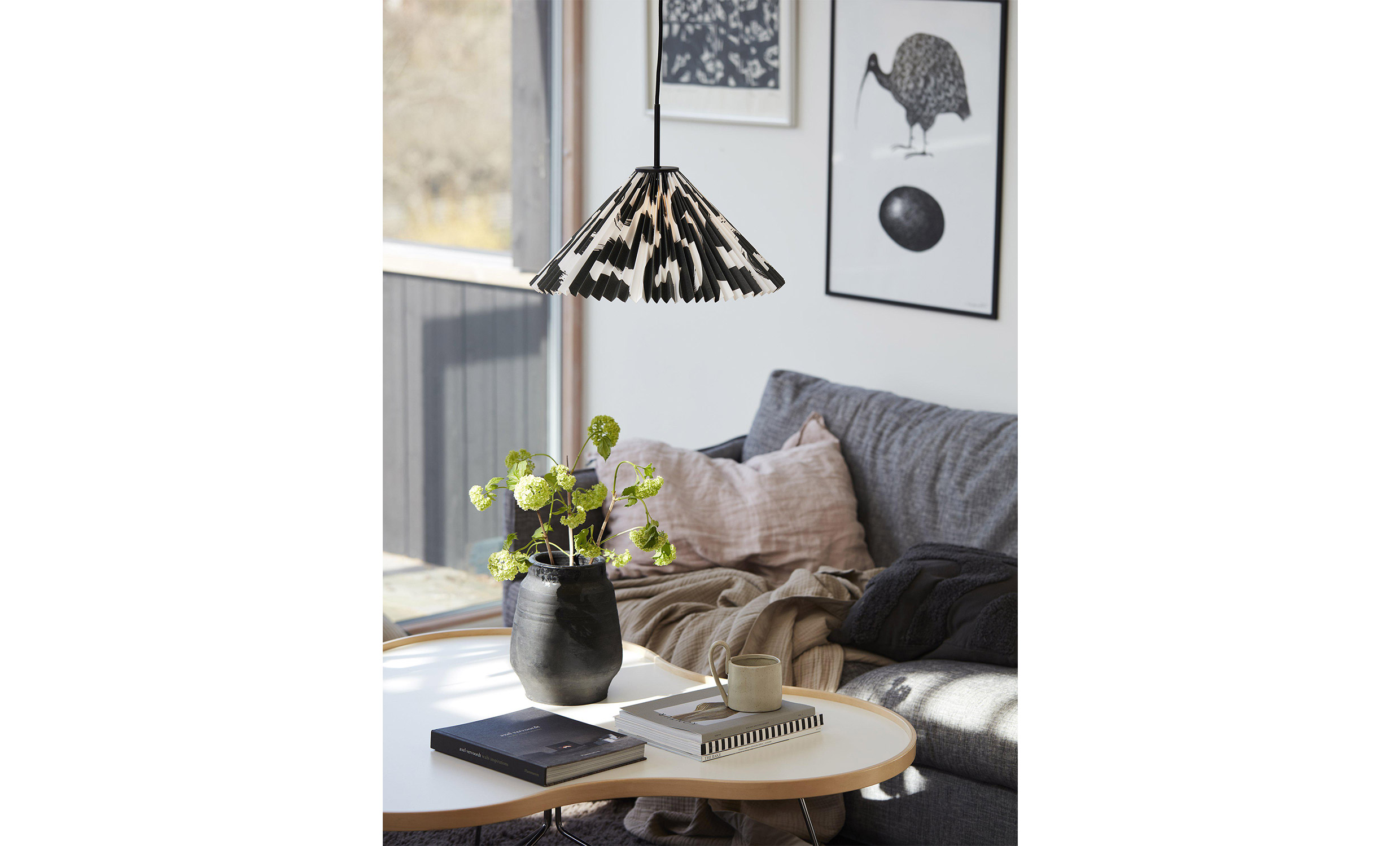 POLLY Taklampa 45cm Svart/Vit från PR Home, bild 2