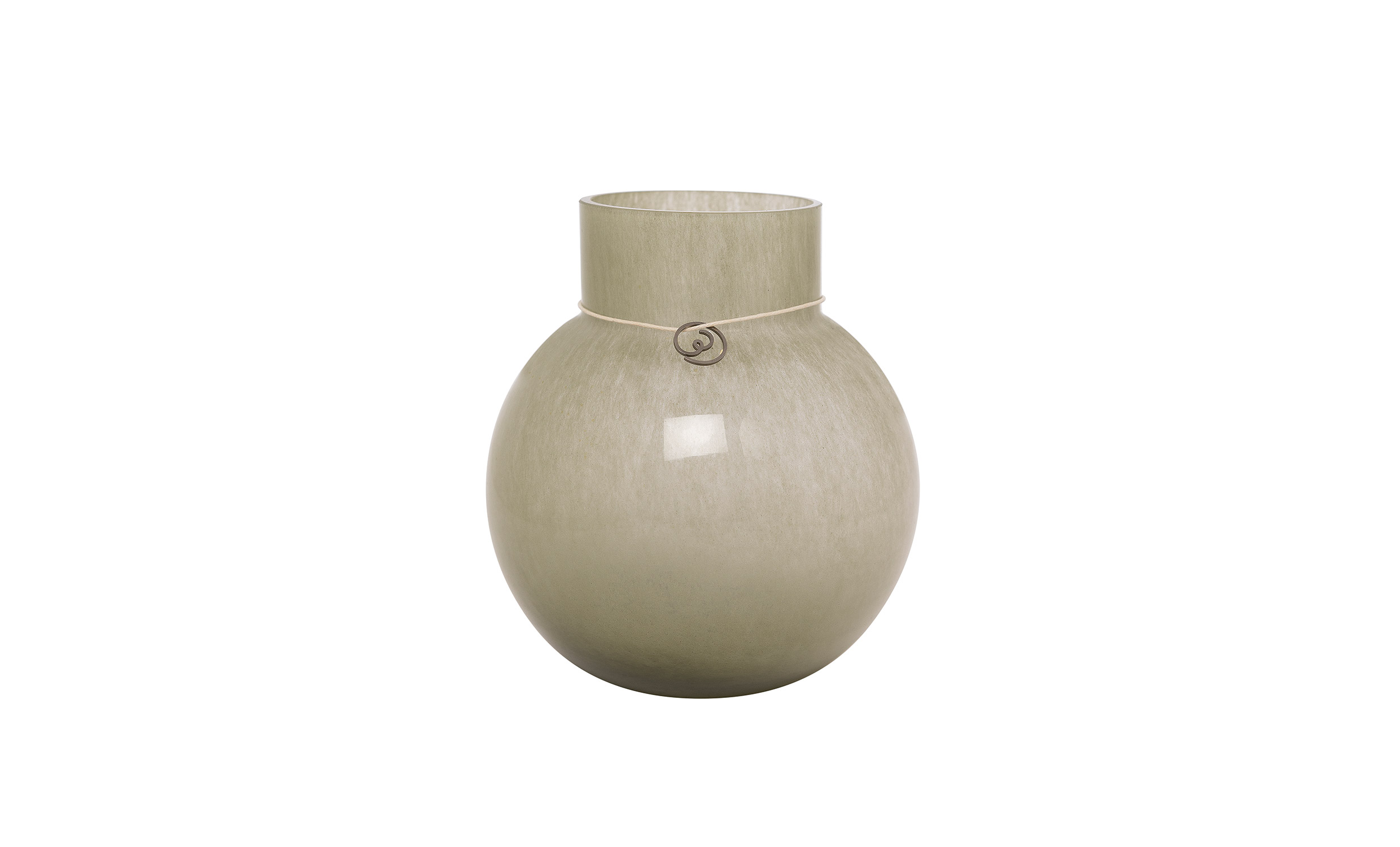 GLASVAS Rund 14cm Grn