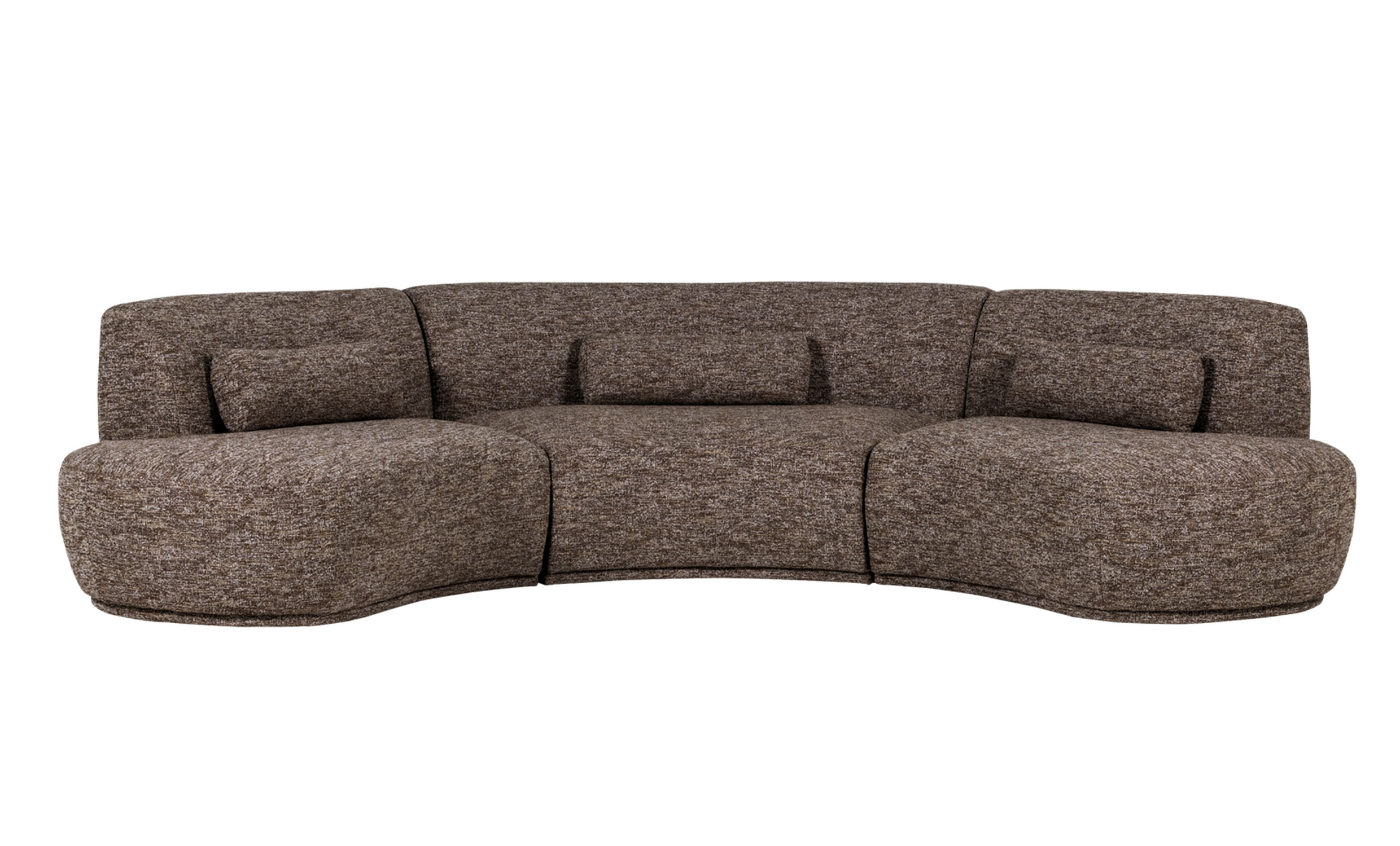 BATAVIER 6-sitssoffa Sv�ngd M�rkbrun