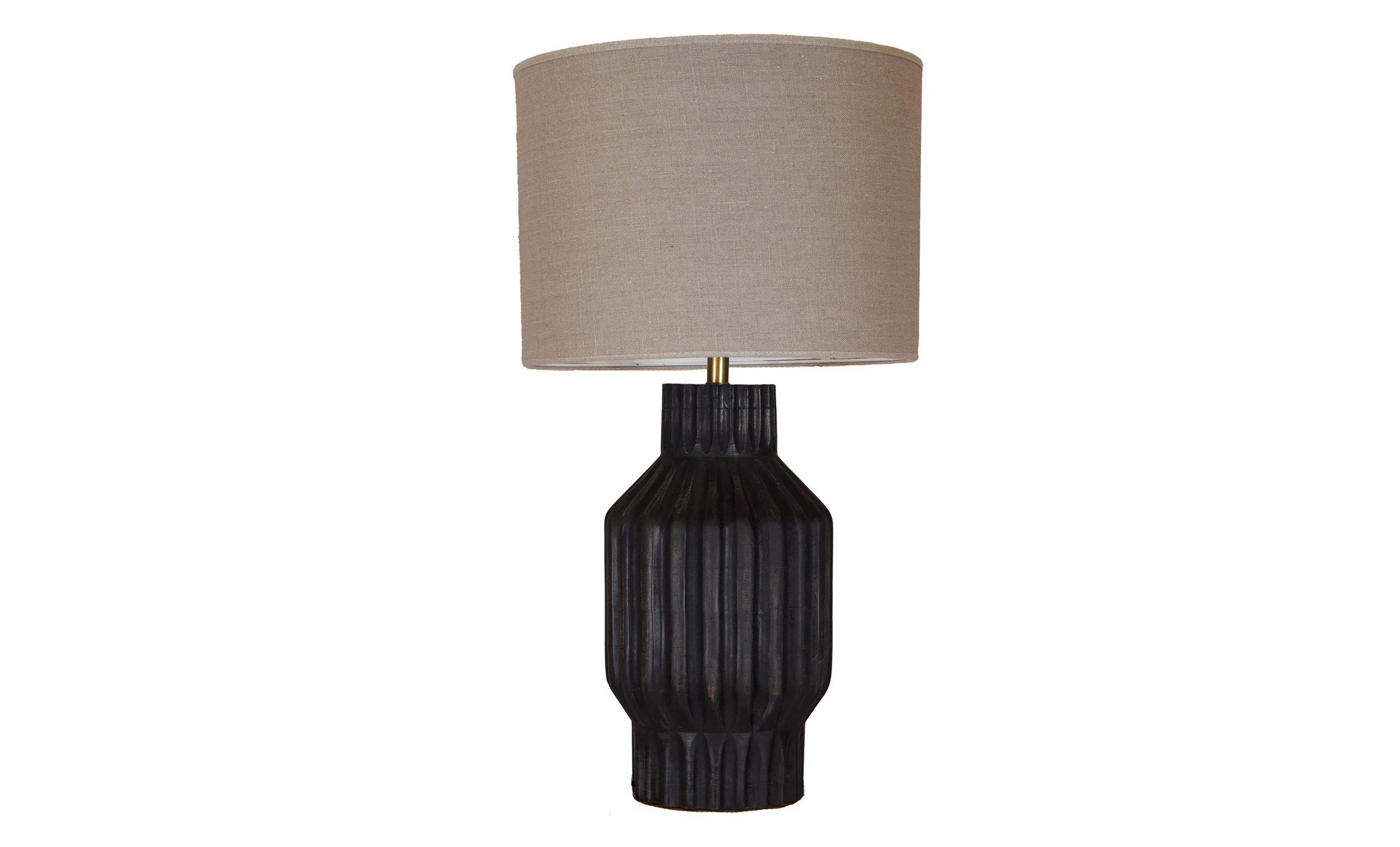 TURI Bordslampa 64cm Svartbrun