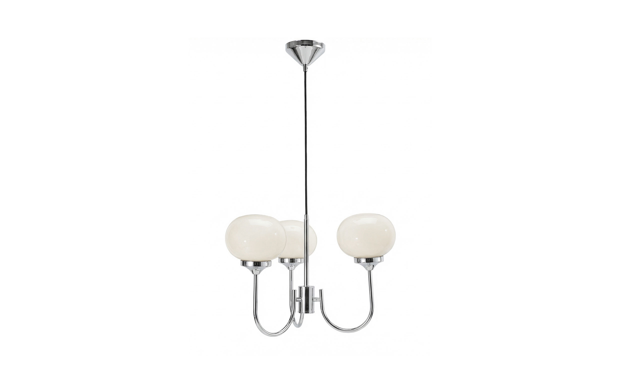 ELSY Taklampa 59cm Vit/Krom