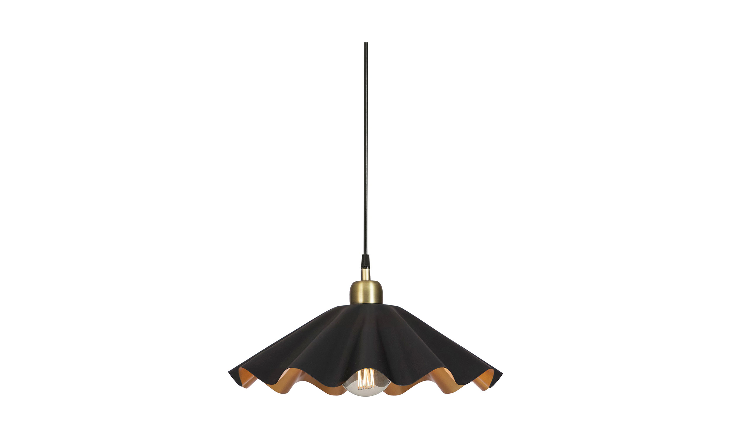 AIRA Taklampa 51cm Svart/Mässing