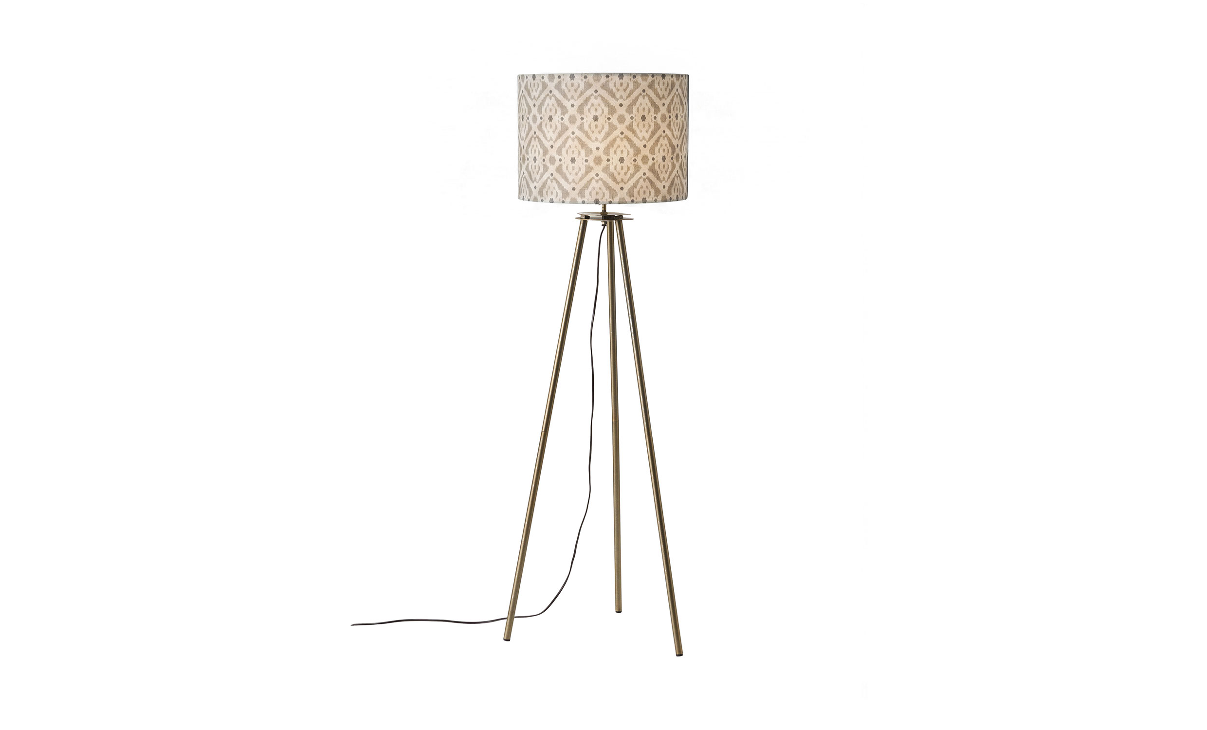 BASE Stativlampa 123cm Antikmässing