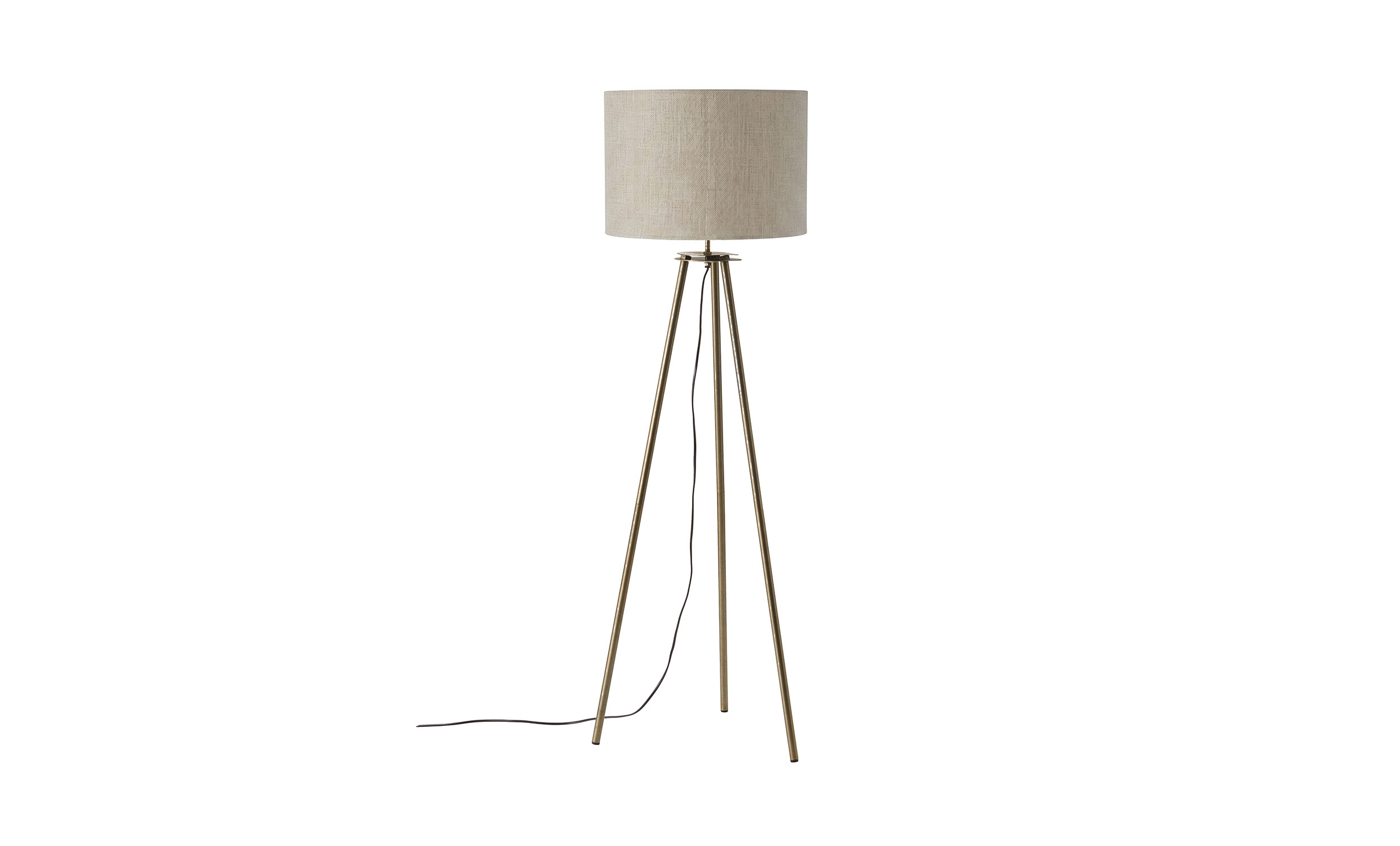 BASE Stativlampa 123cm Antikmässing