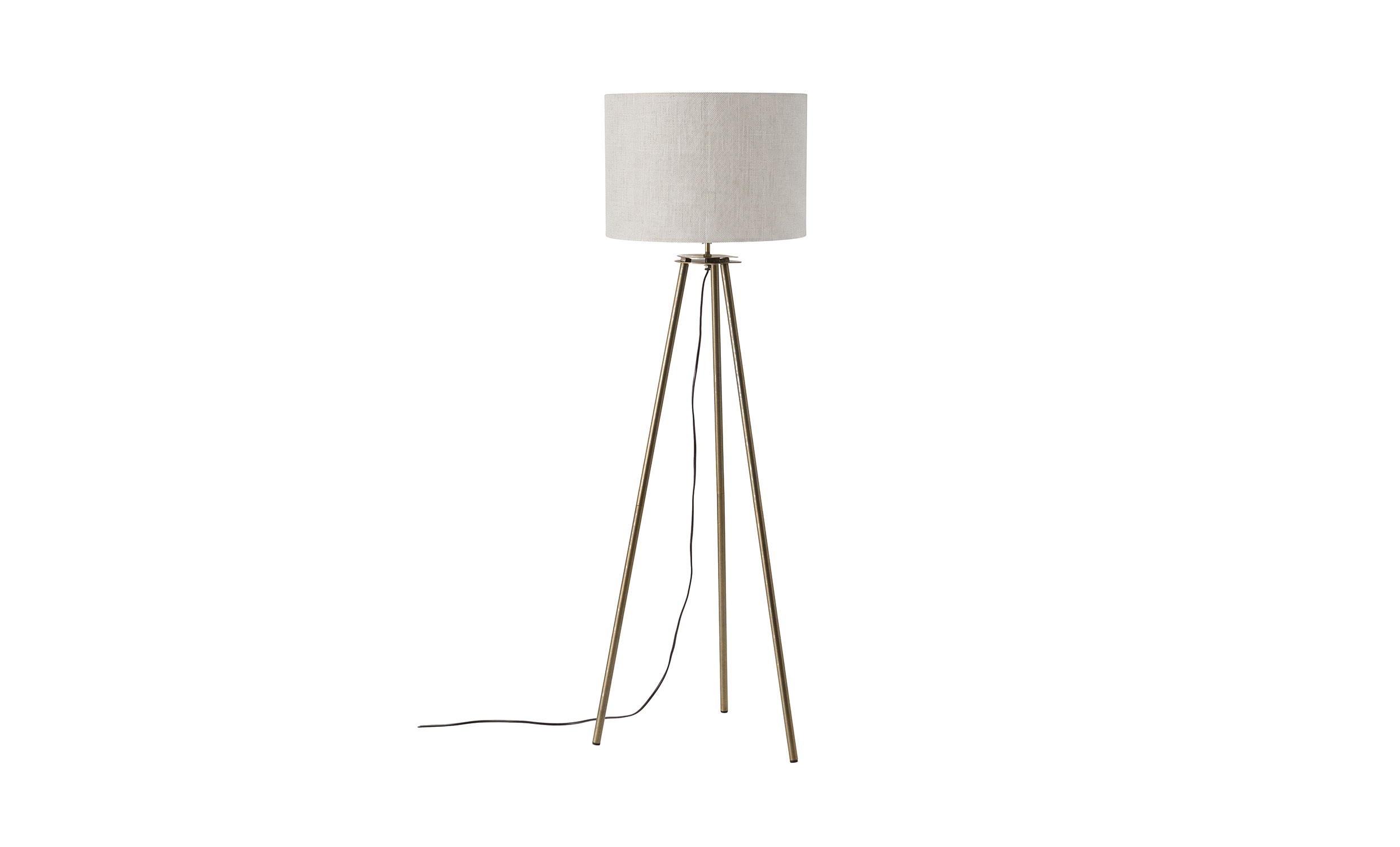 BASE Stativlampa 123cm Antikmässing