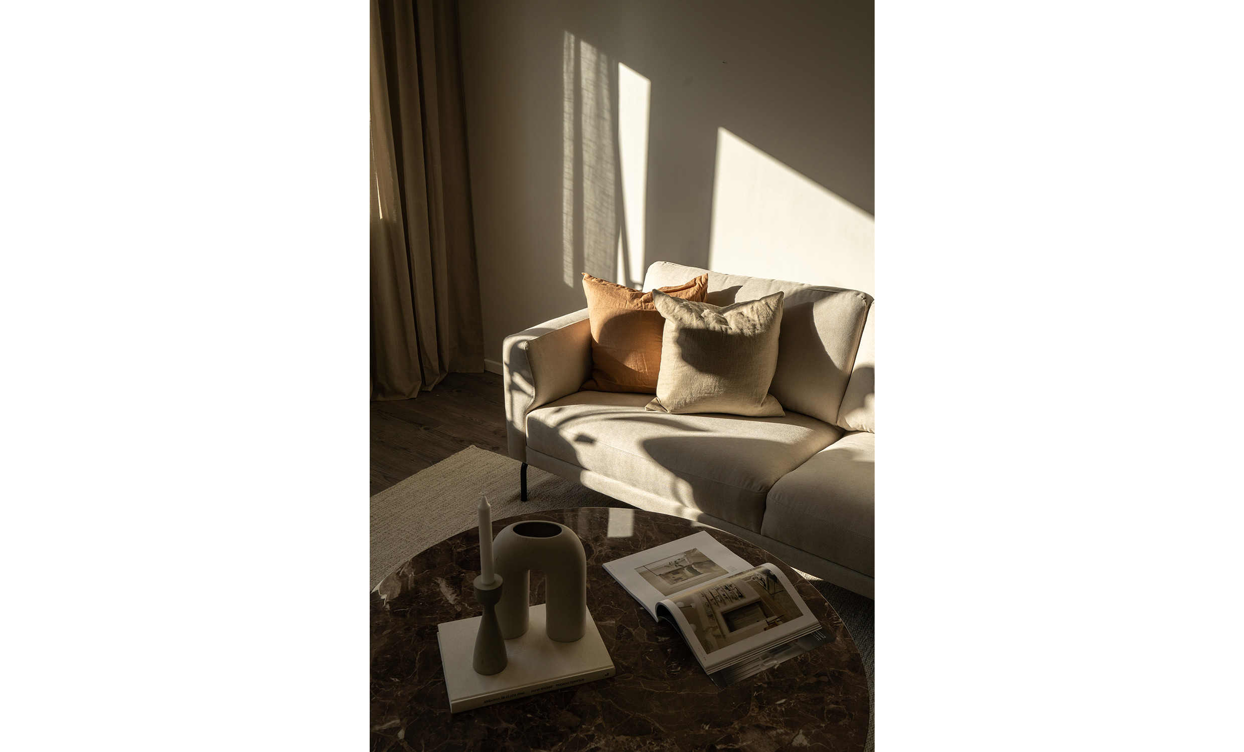PORTOFINO 3-sitssoffa Mörkbeige från SoffaDirekt, bild 2