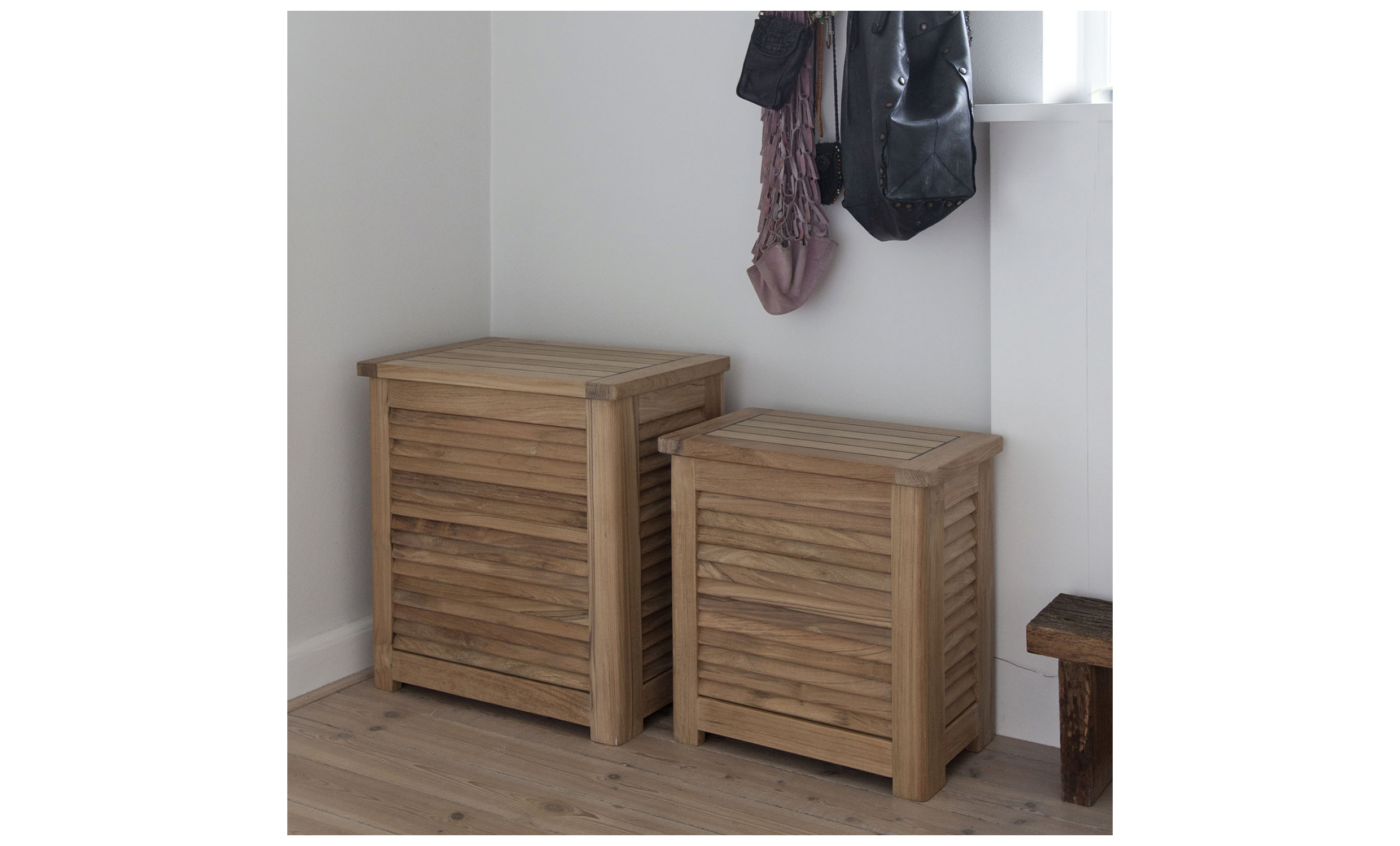 LAURA Förvaringsbänk Liten Teak från Cinas, bild 2