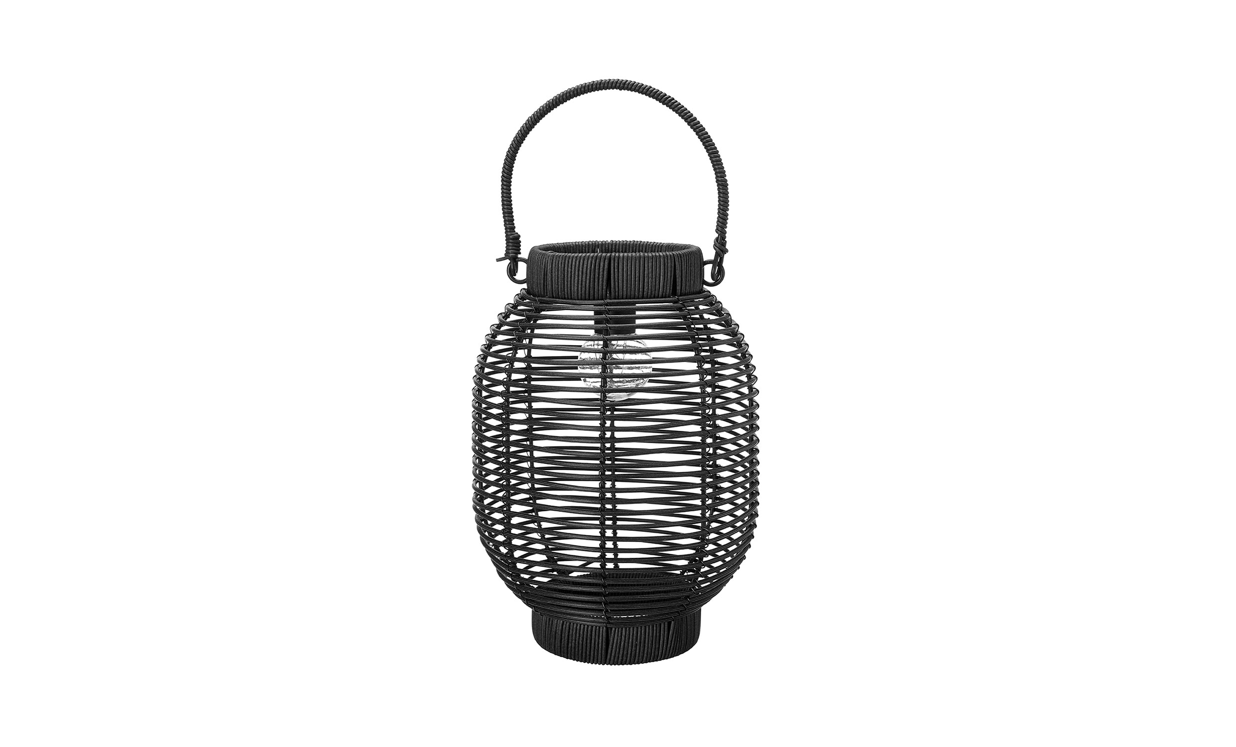 DENA Lykta Solcell H28 Svart