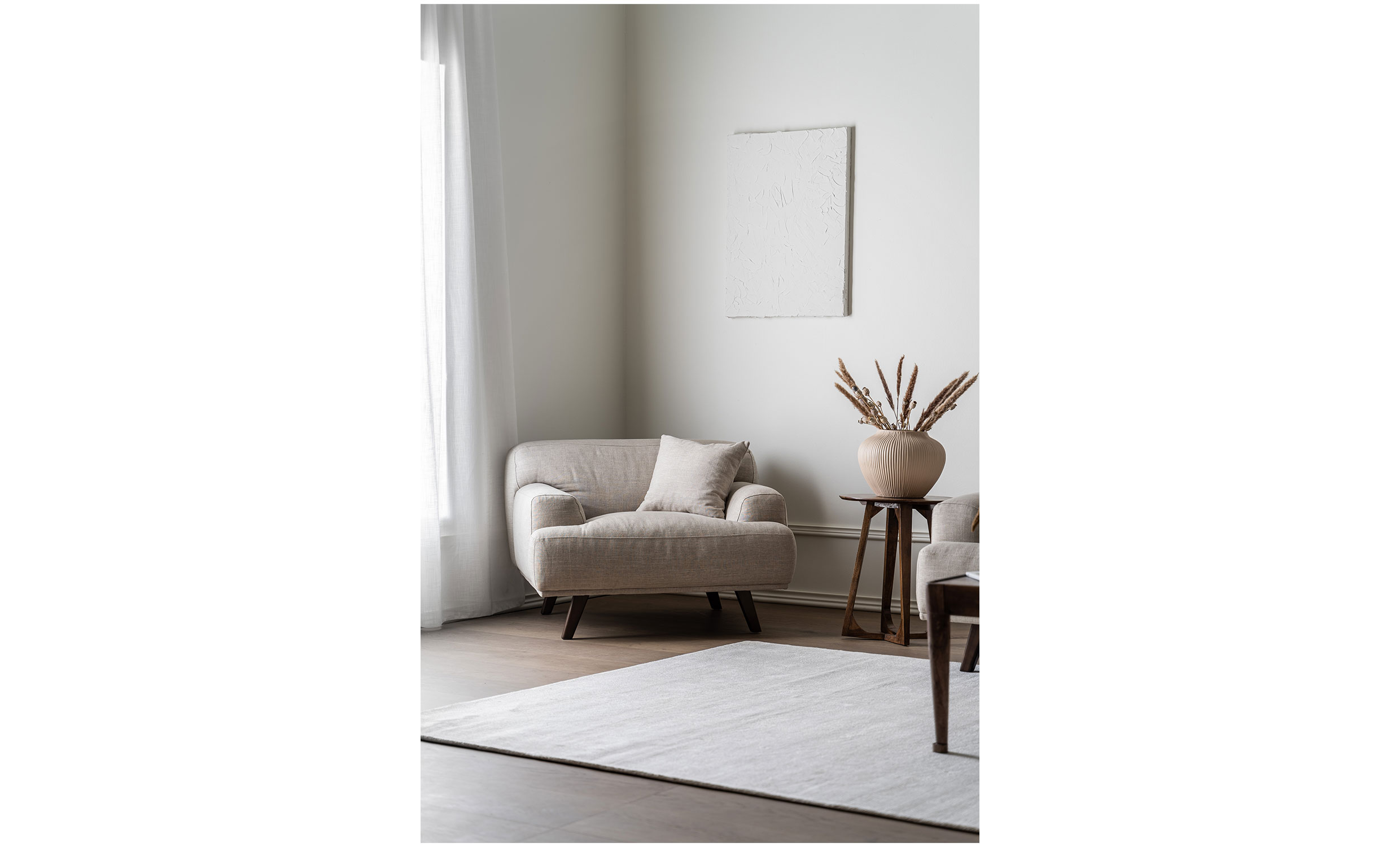 TYLÖSAND Fåtölj Beige från SoffaDirekt, bild 2