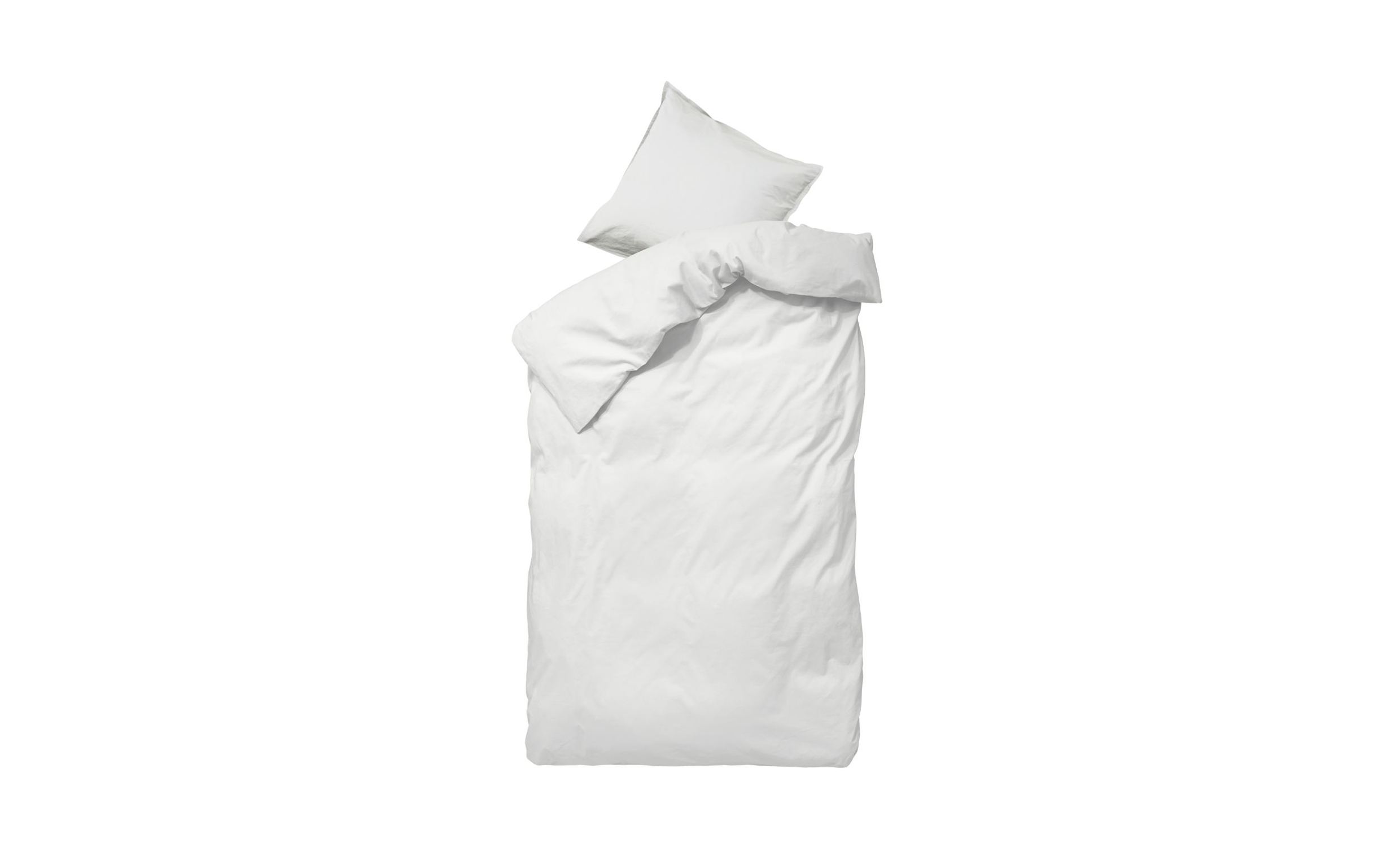 INGRID Bddset Enkel Vit