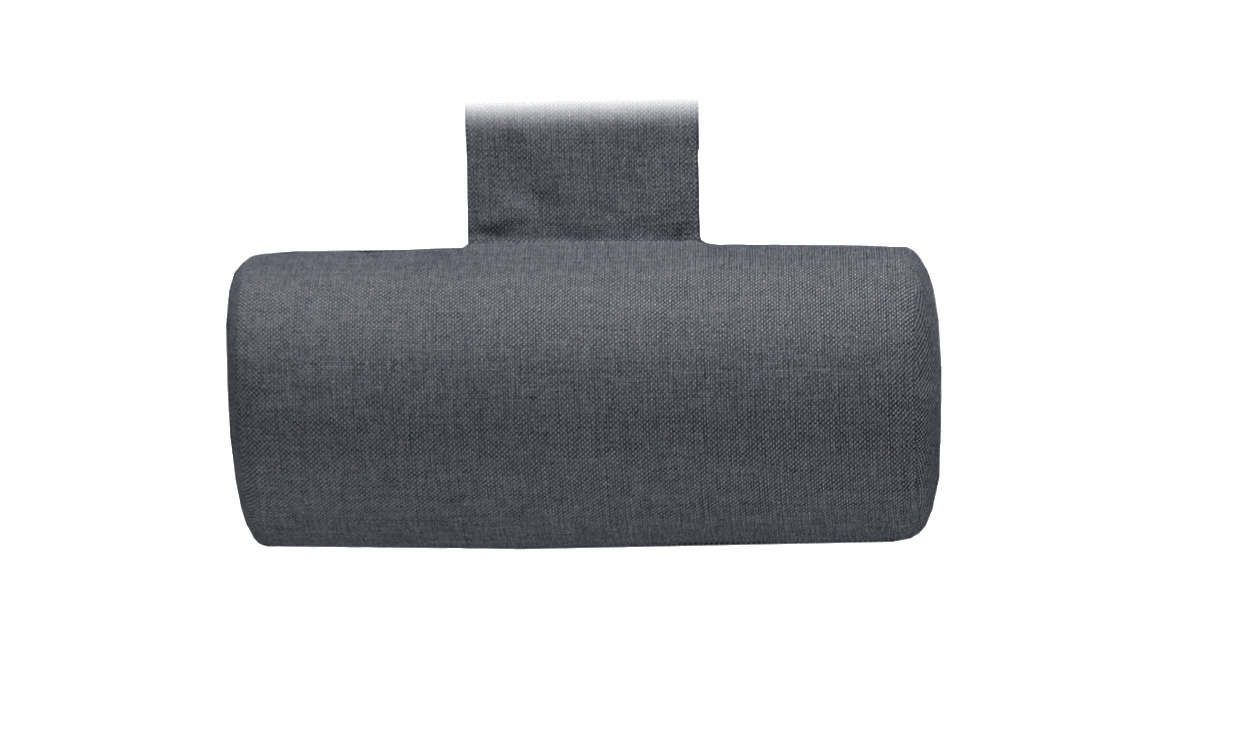 NGSVIK 2-pack Nackkuddar Mrkgr