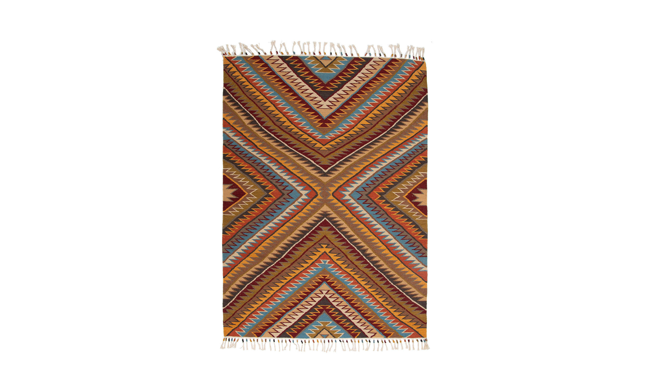 MILTON Matta 140x200 Multi/Grå