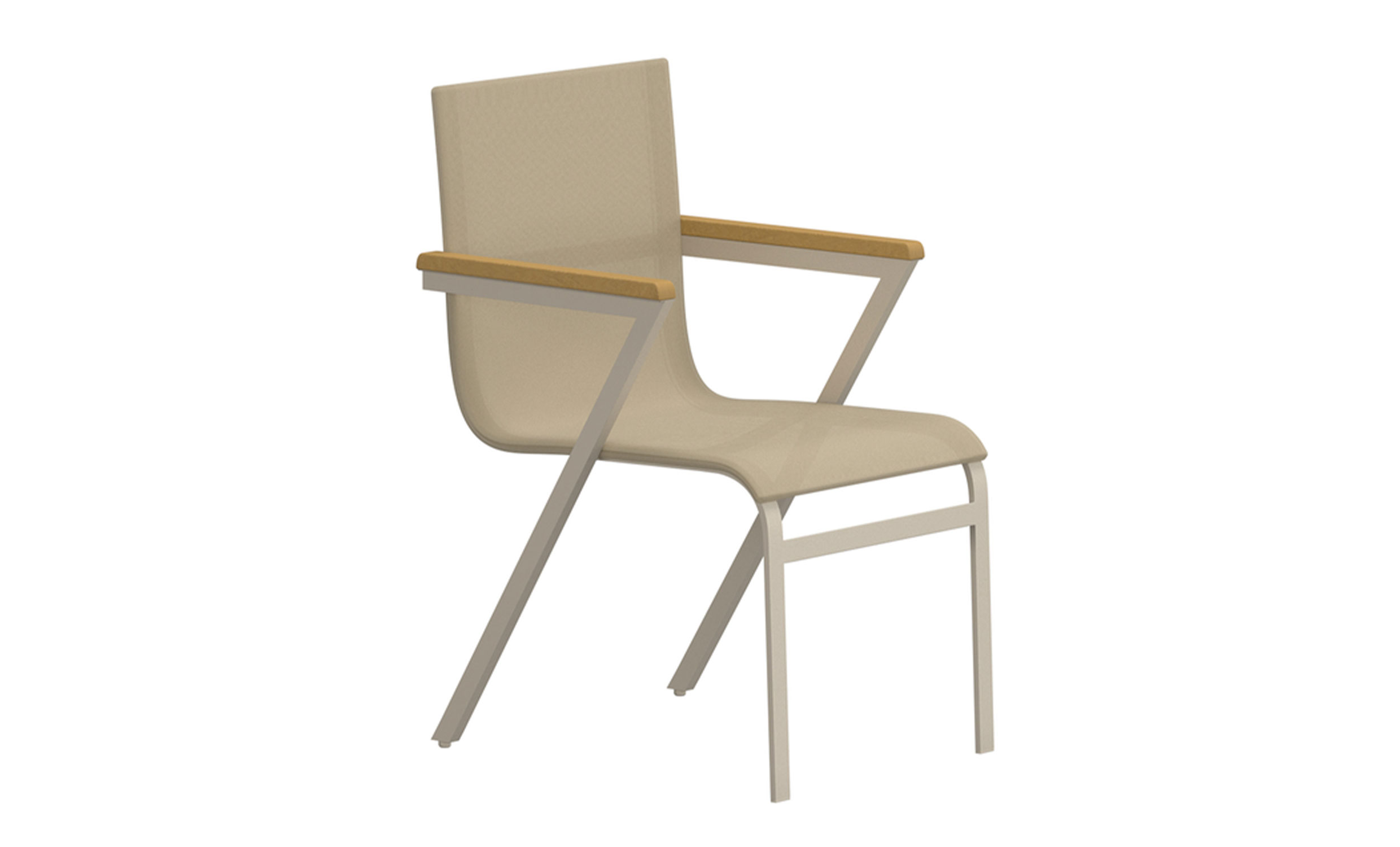 CANCUN Matstol 6-p Beige/Teak