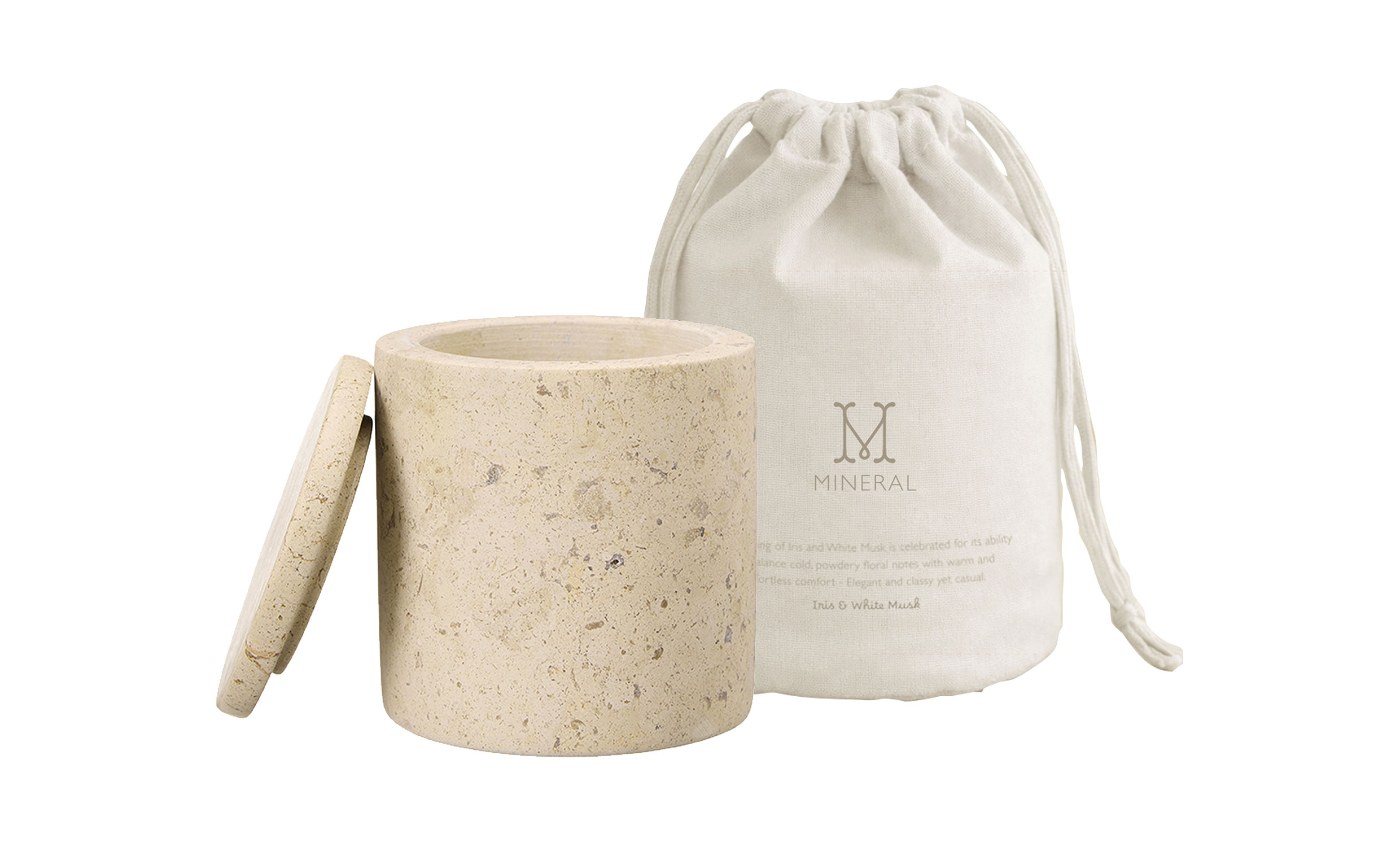 MINERAL DoftLjus 48h Iris/White Musk