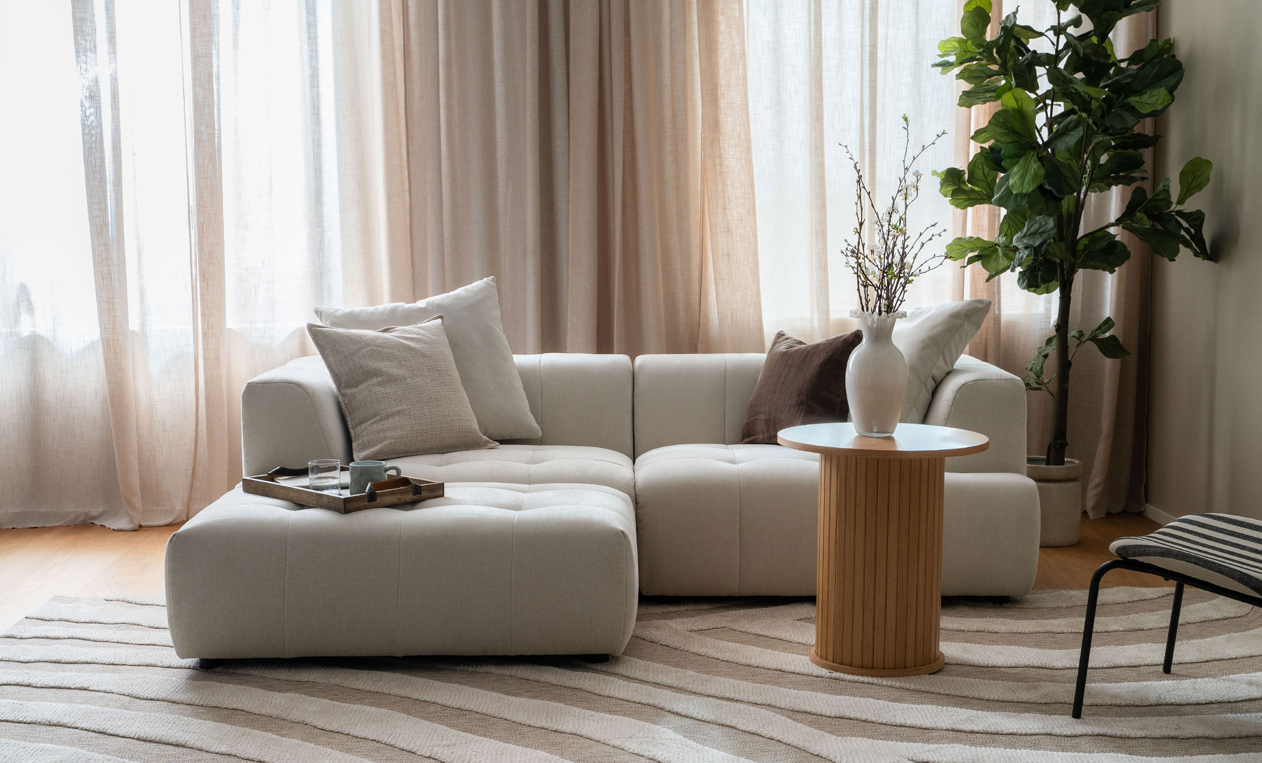 COCO Divansoffa Vändbar Offwhite från SoffaDirekt, bild 2