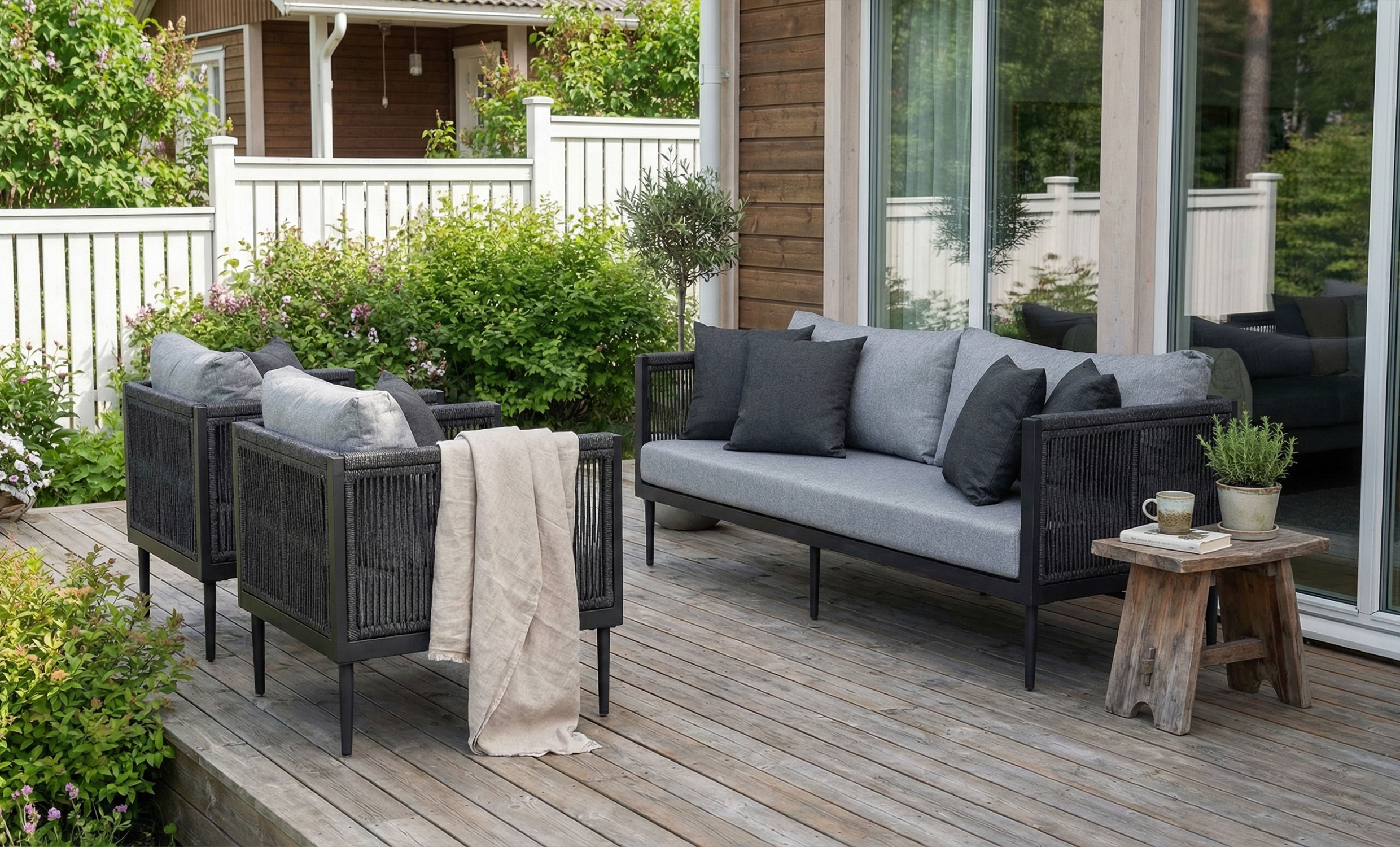 LUGANO Loungeset från SoffaDirekt, bild 2