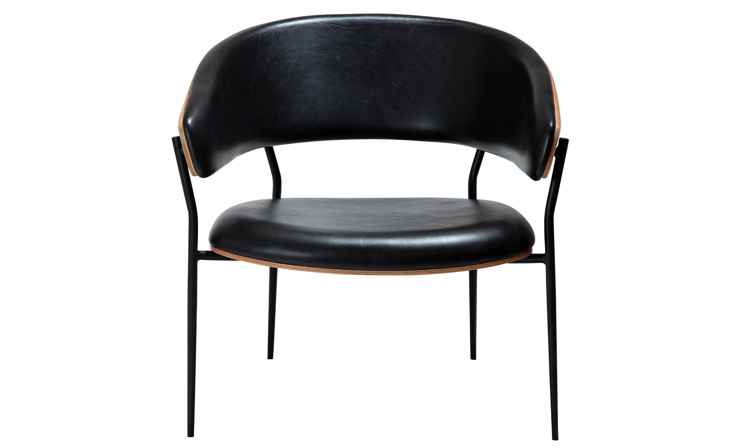 CRIB Loungestol Svart/Valnöt från DAN-FORM, bild 2