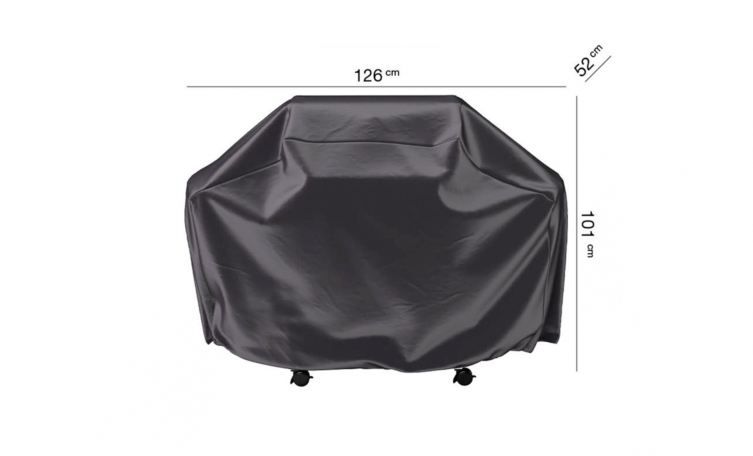AEROCOVER Grillskydd 126x52x101 Antracit