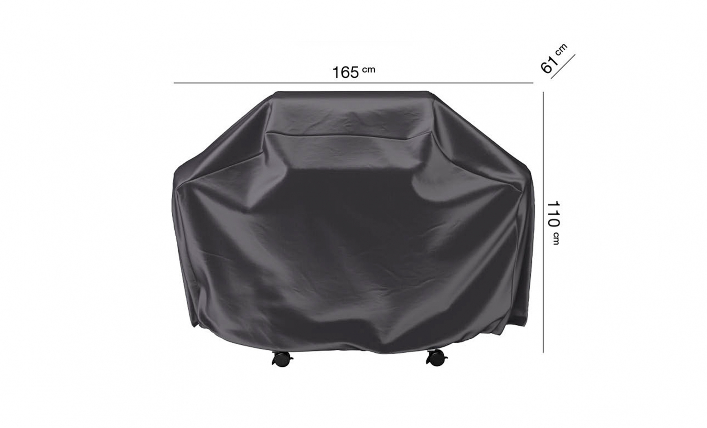 AEROCOVER Grillskydd 165x61x110 Antracit