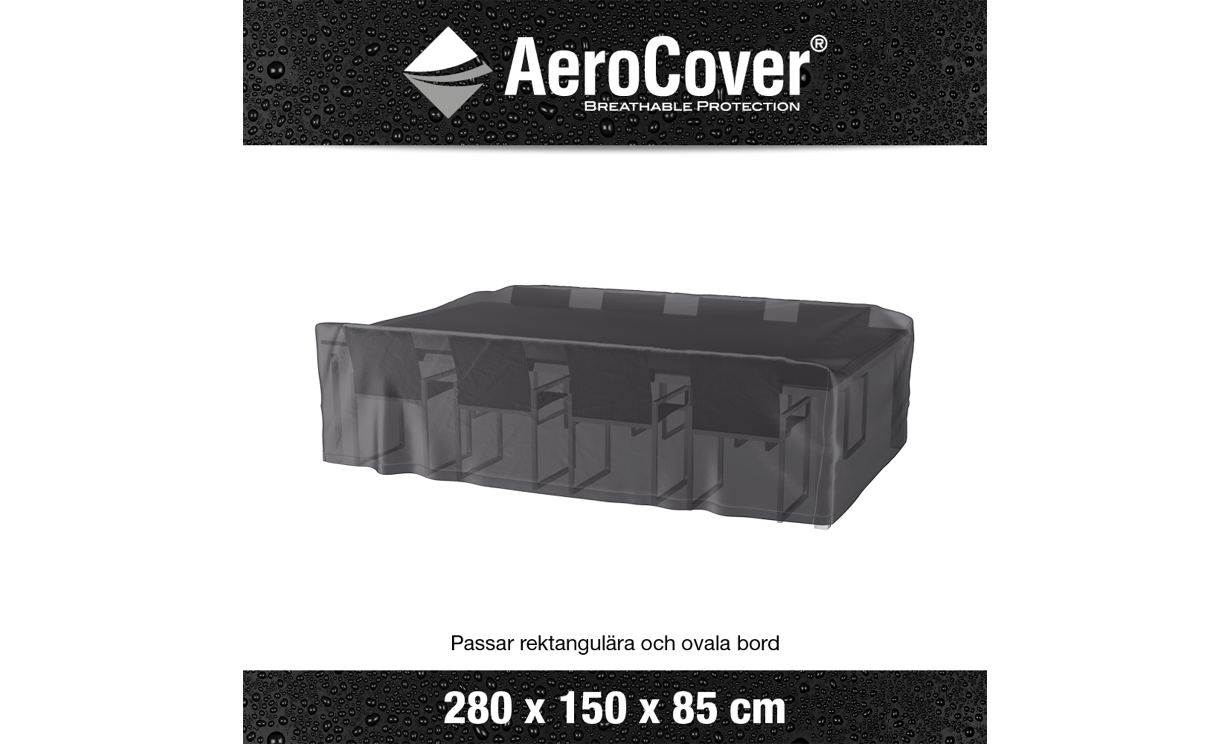 AEROCOVER Mbelskydd 280x150x85 Antracit