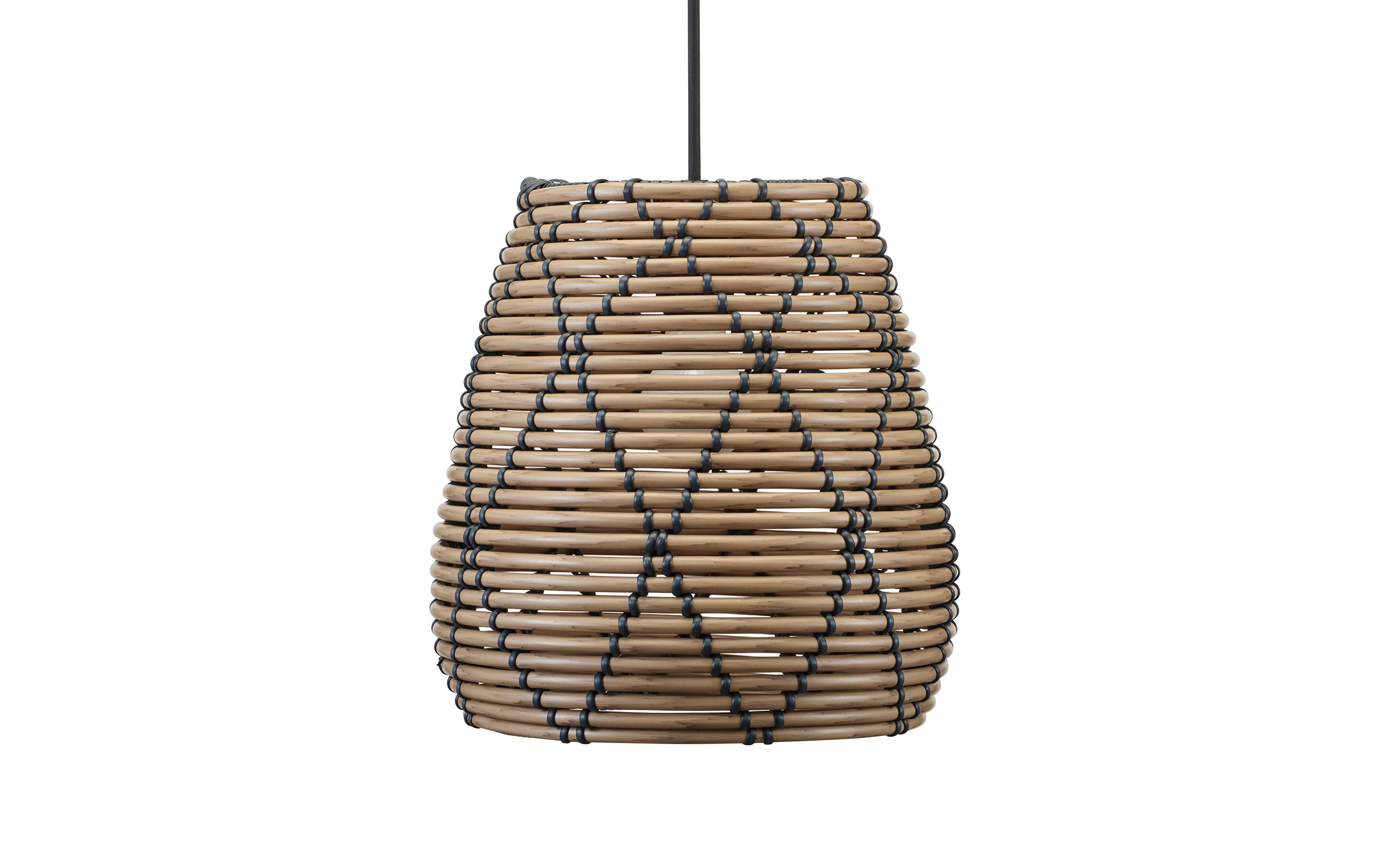 LOLLO Taklampa 28cm Natur/Svart