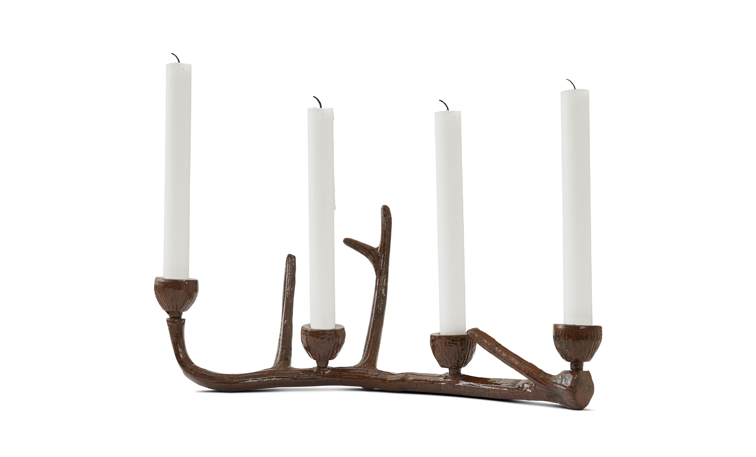 LUMIRE Ljusstake Brun