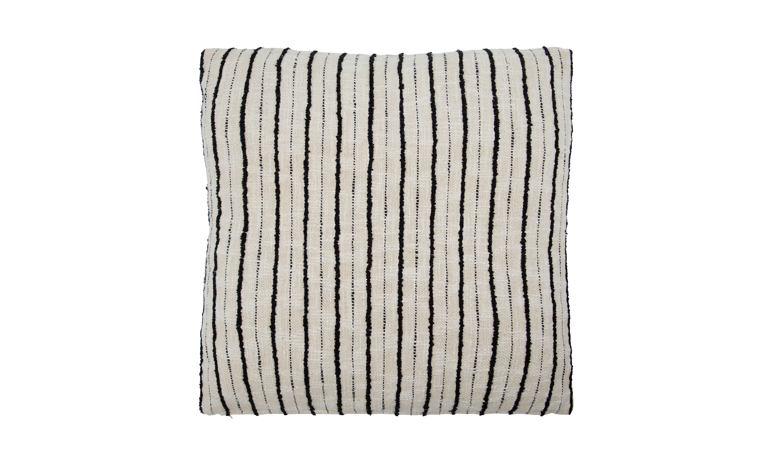 LINES Kuddfodral 50x50 Svart/Offwhite