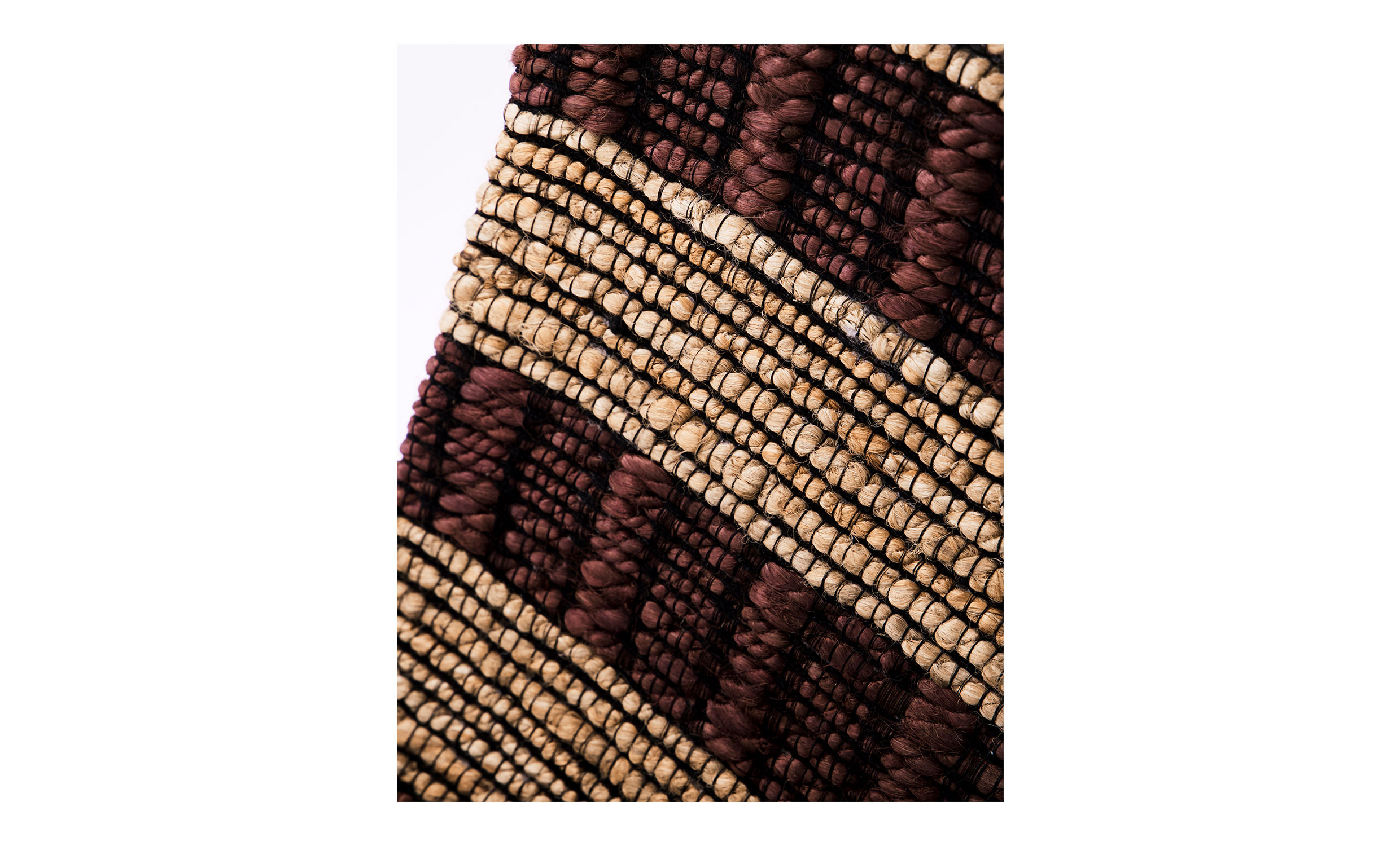 BLOCK Matta 200x300 Brun/Natur från House Doctor, bild 2