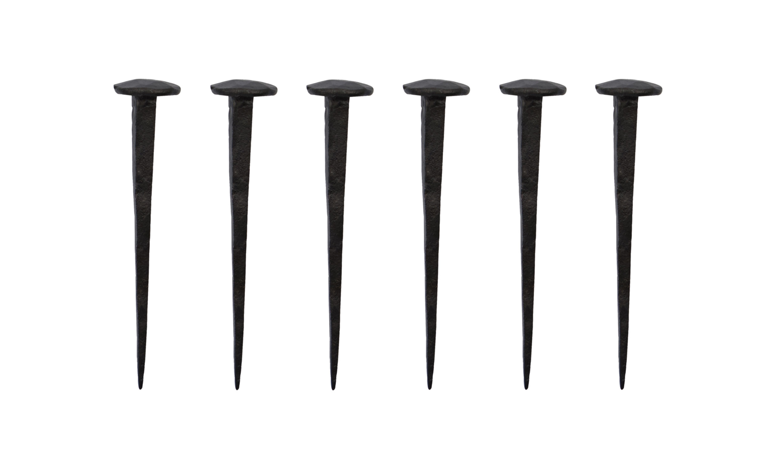 WALL Spikkrokar 6-pack Svart