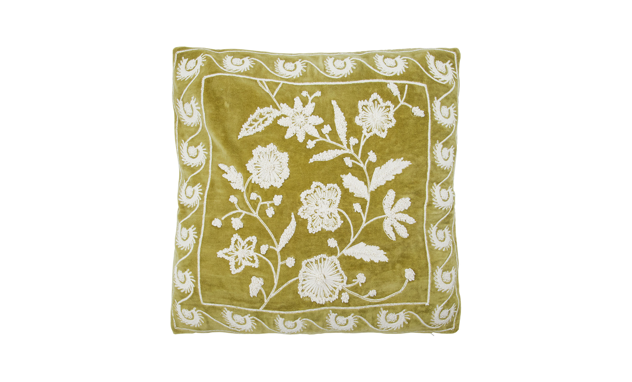 RICA Kuddfodral 50x50 Senapsgul/Sand