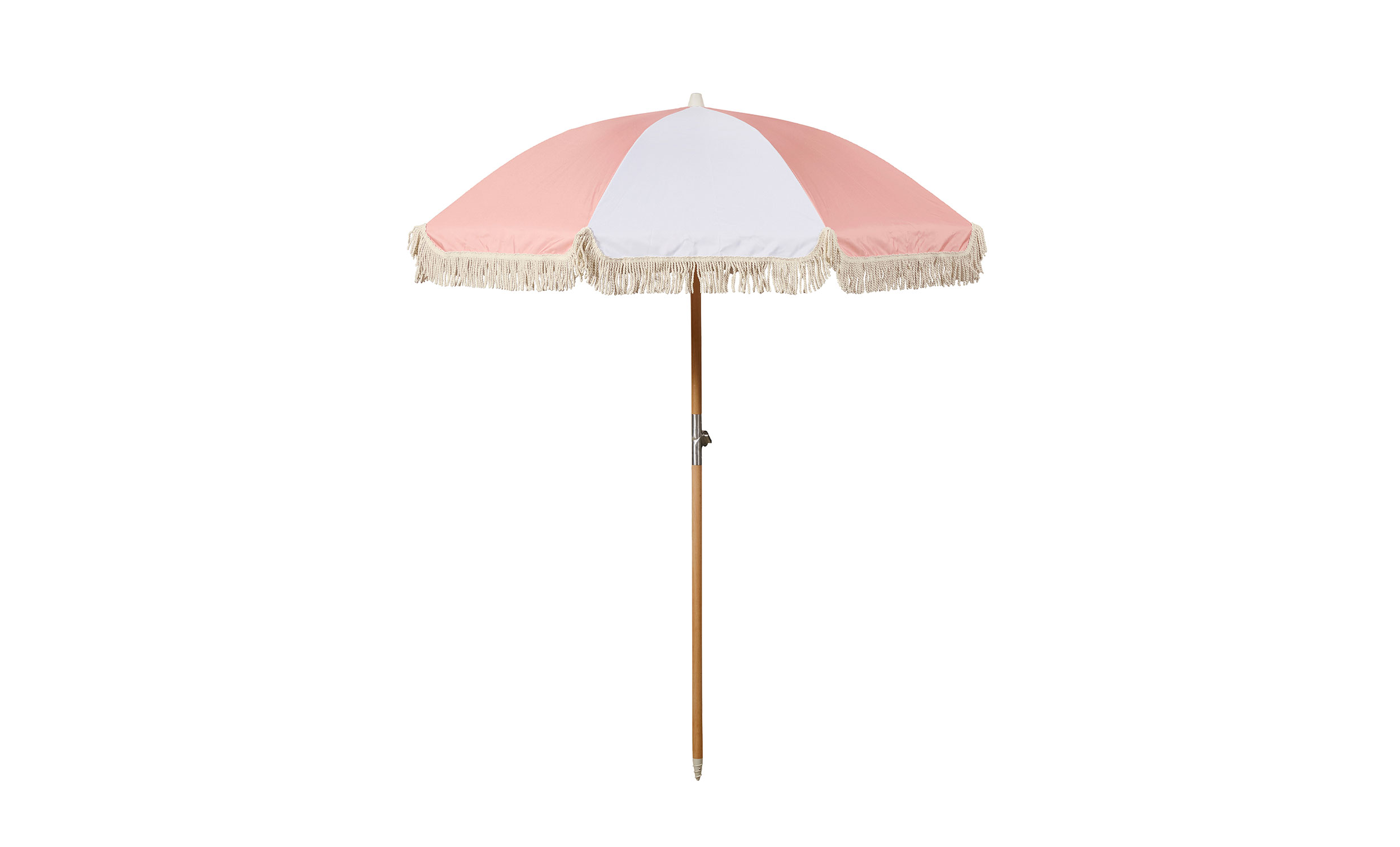 VALLETTA Parasoll Vit/Rosa