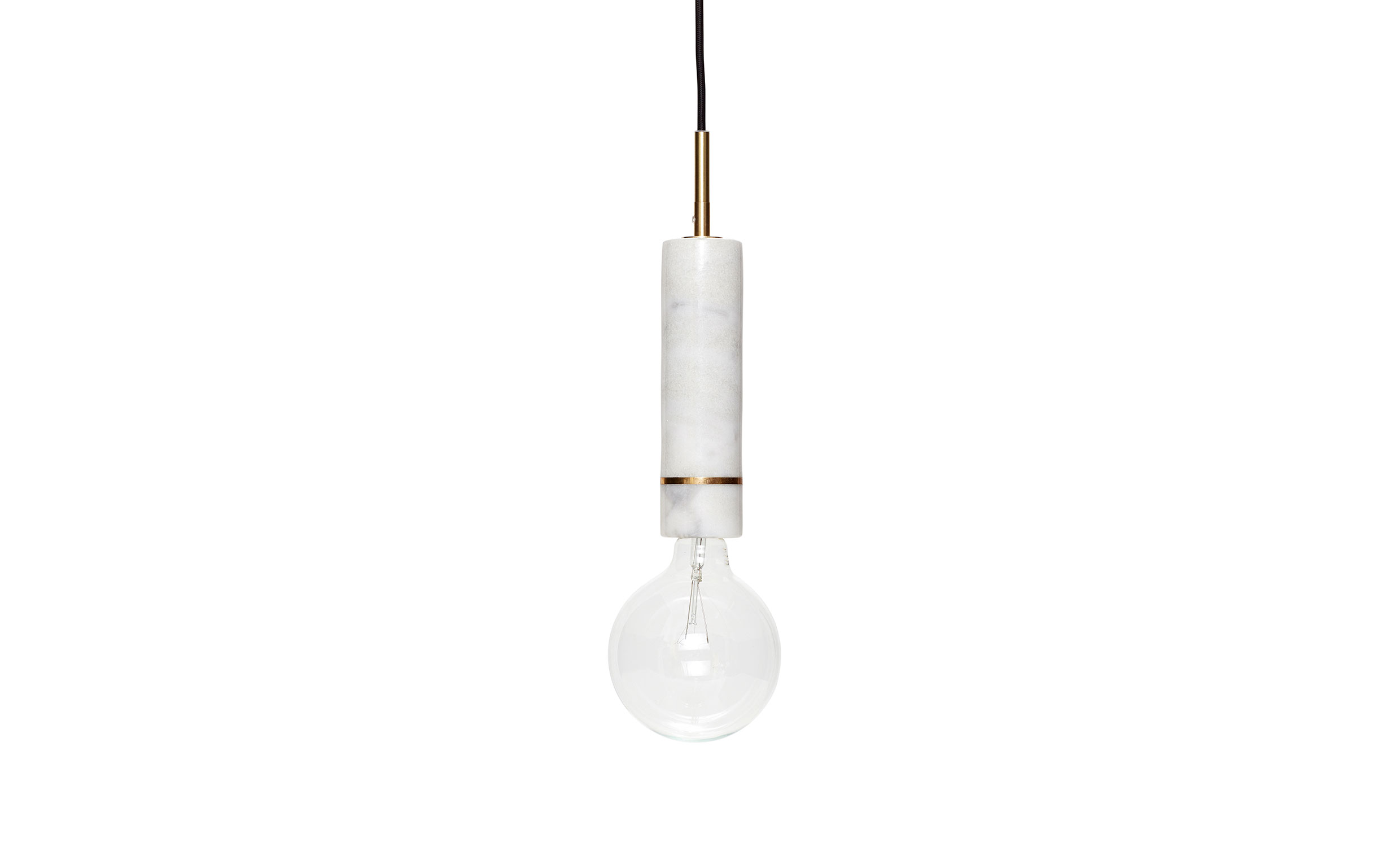 ELEGANT Taklampa Marmor Vit