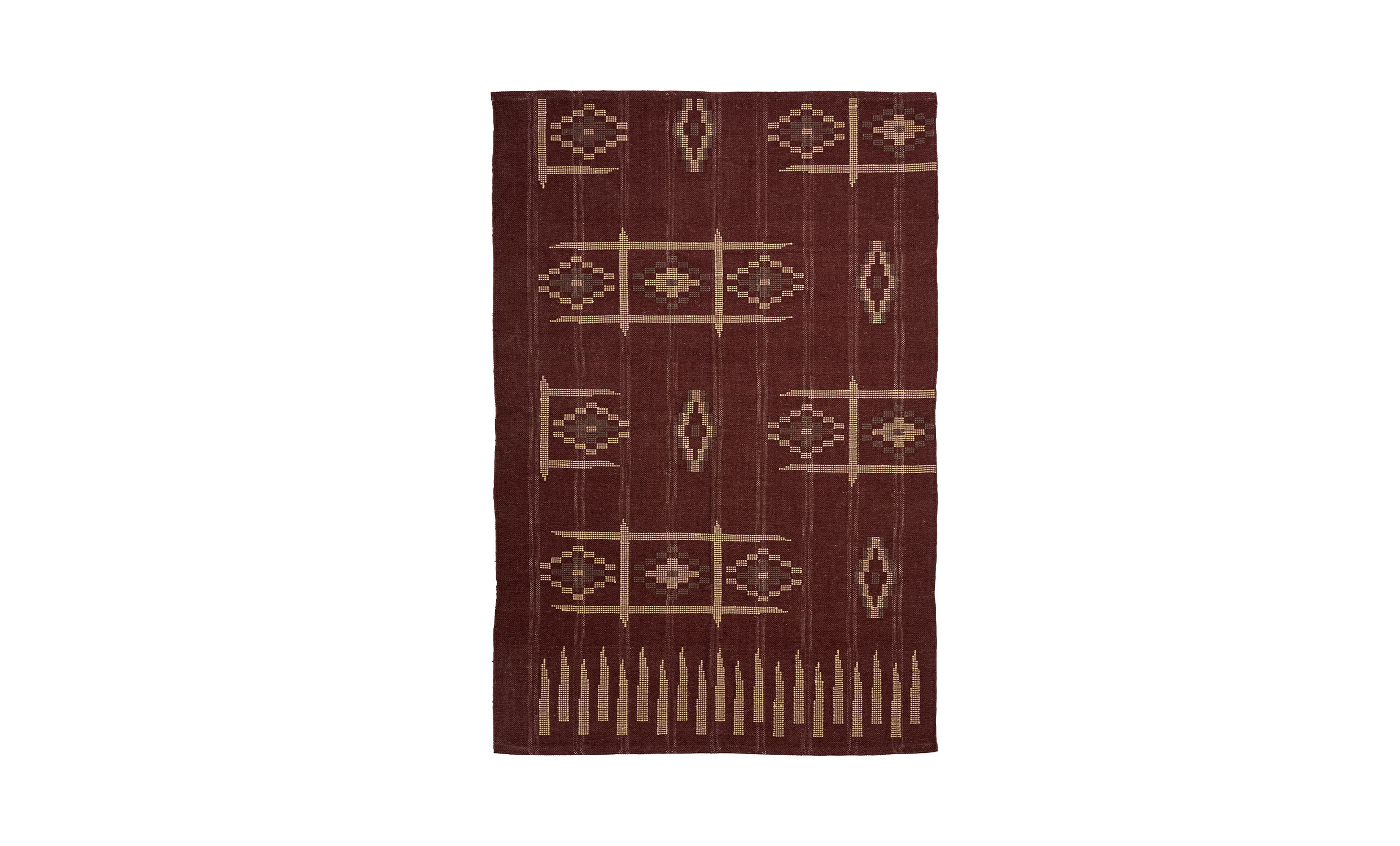 MATTA 120x180 Burgundy/Offwhite