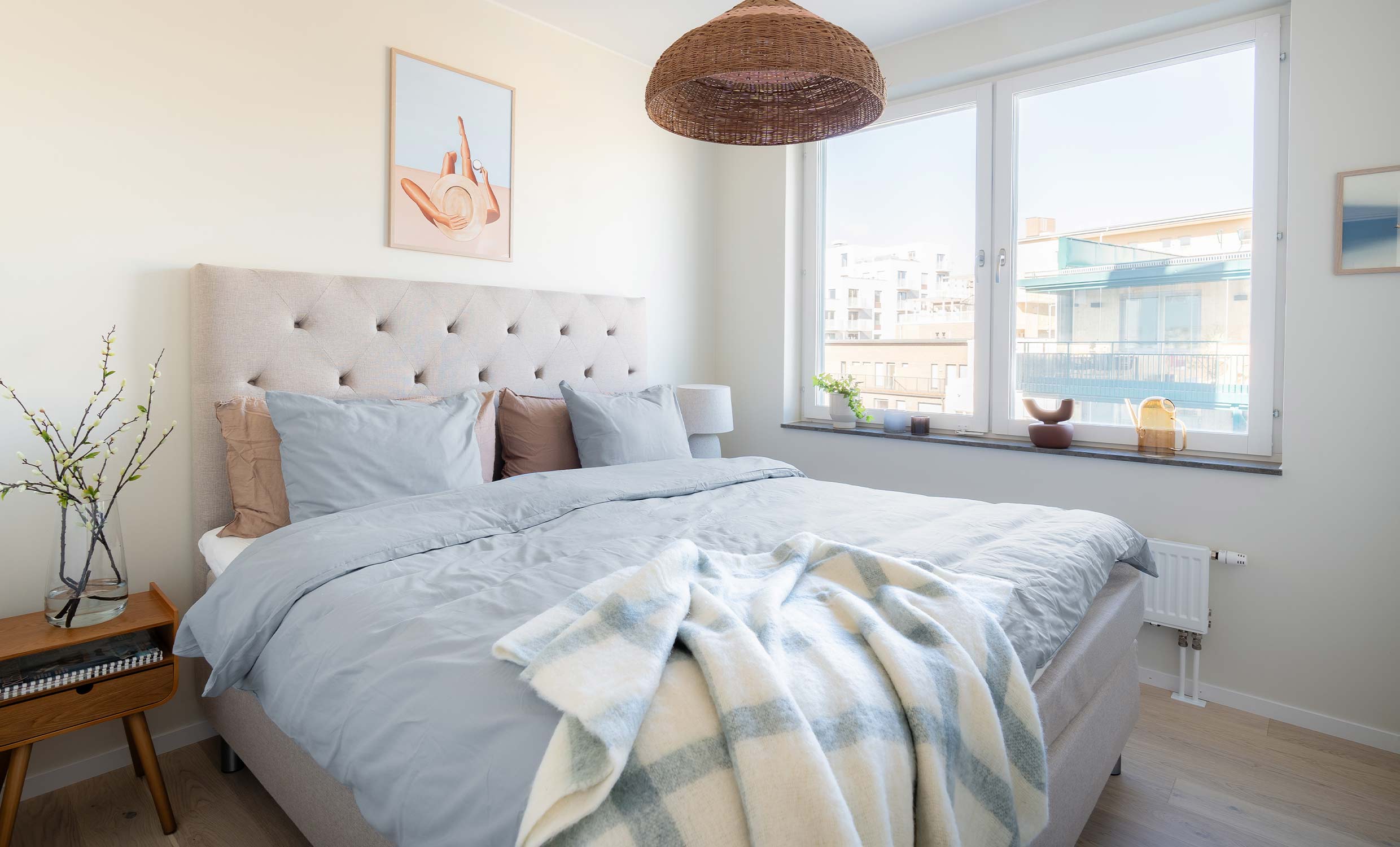 ÄNGSVIK 160 Sängpaket Deluxe Beige från SoffaDirekt, bild 2