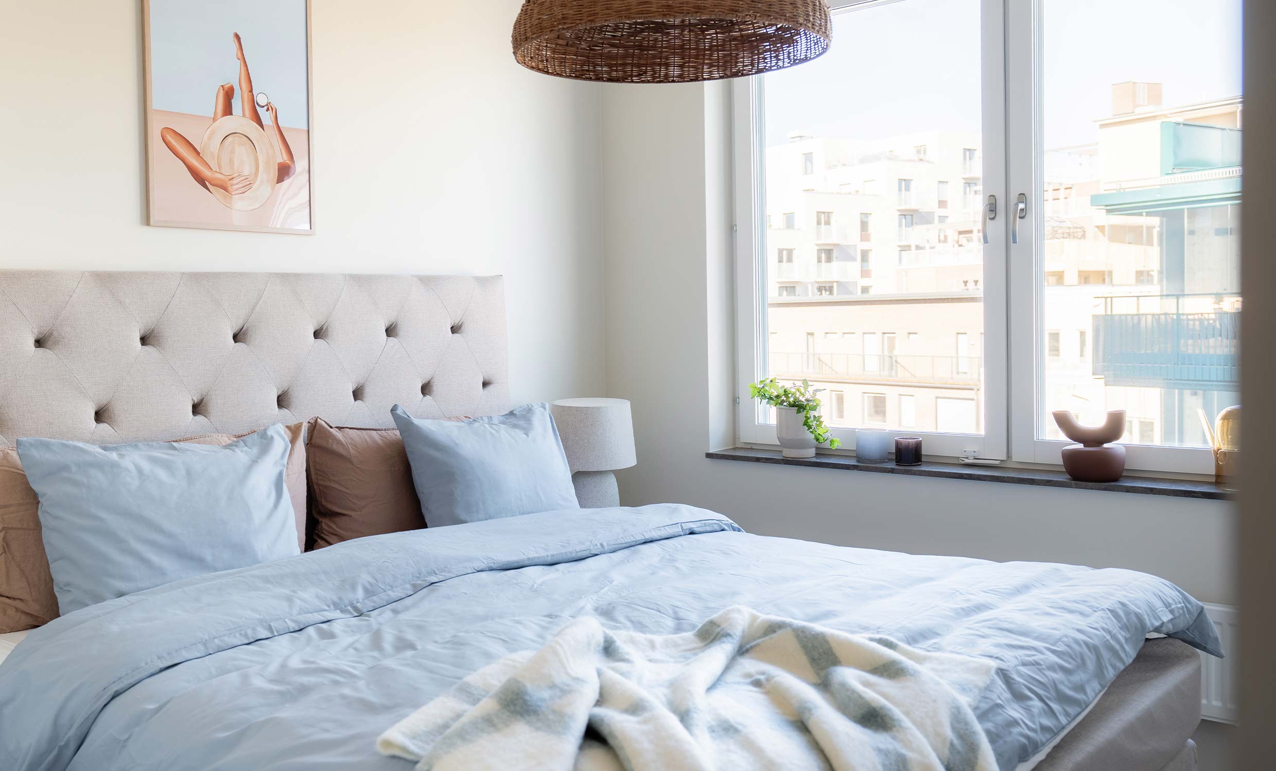 ÄNGSVIK 180 Sängpaket Deluxe Beige från SoffaDirekt, bild 2
