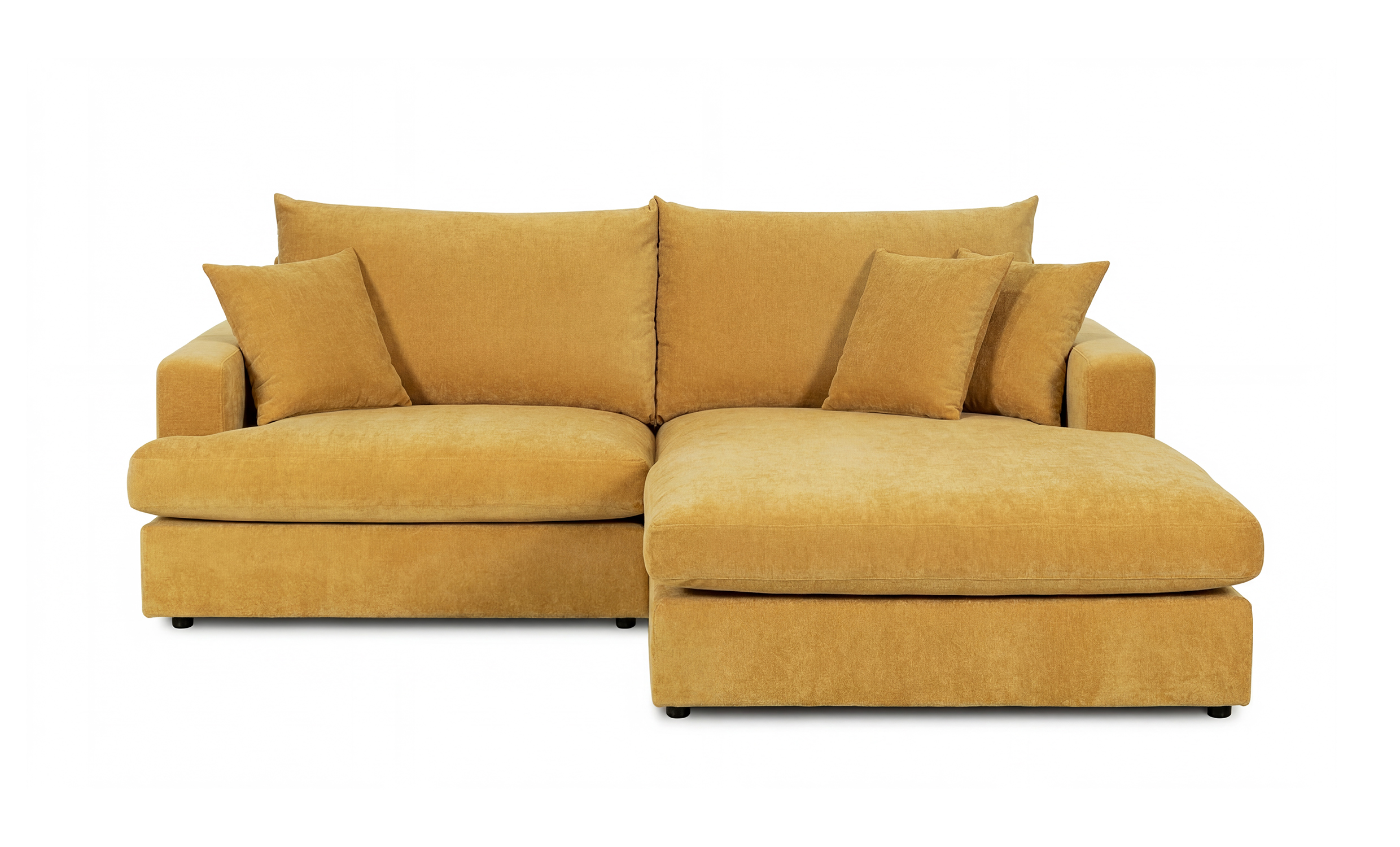 BOLNUEVO Divansoffa H�ger Senapsgul