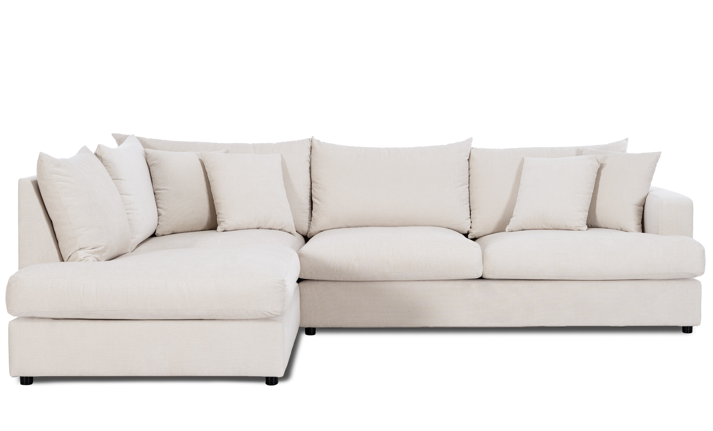 BOLNUEVO L-Soffa Vnster Offwhite