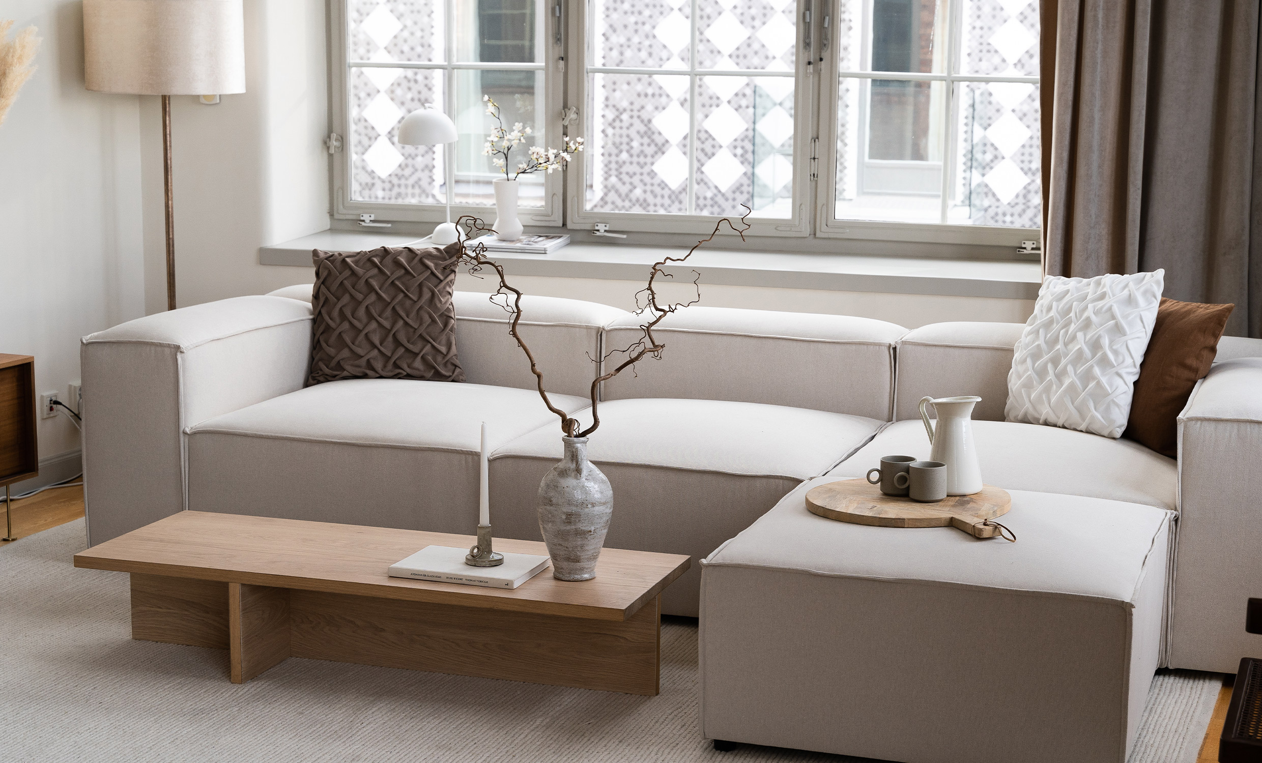CUBIT PREMIUM Divansoffa Large Sandbeige från SoffaDirekt, bild 2