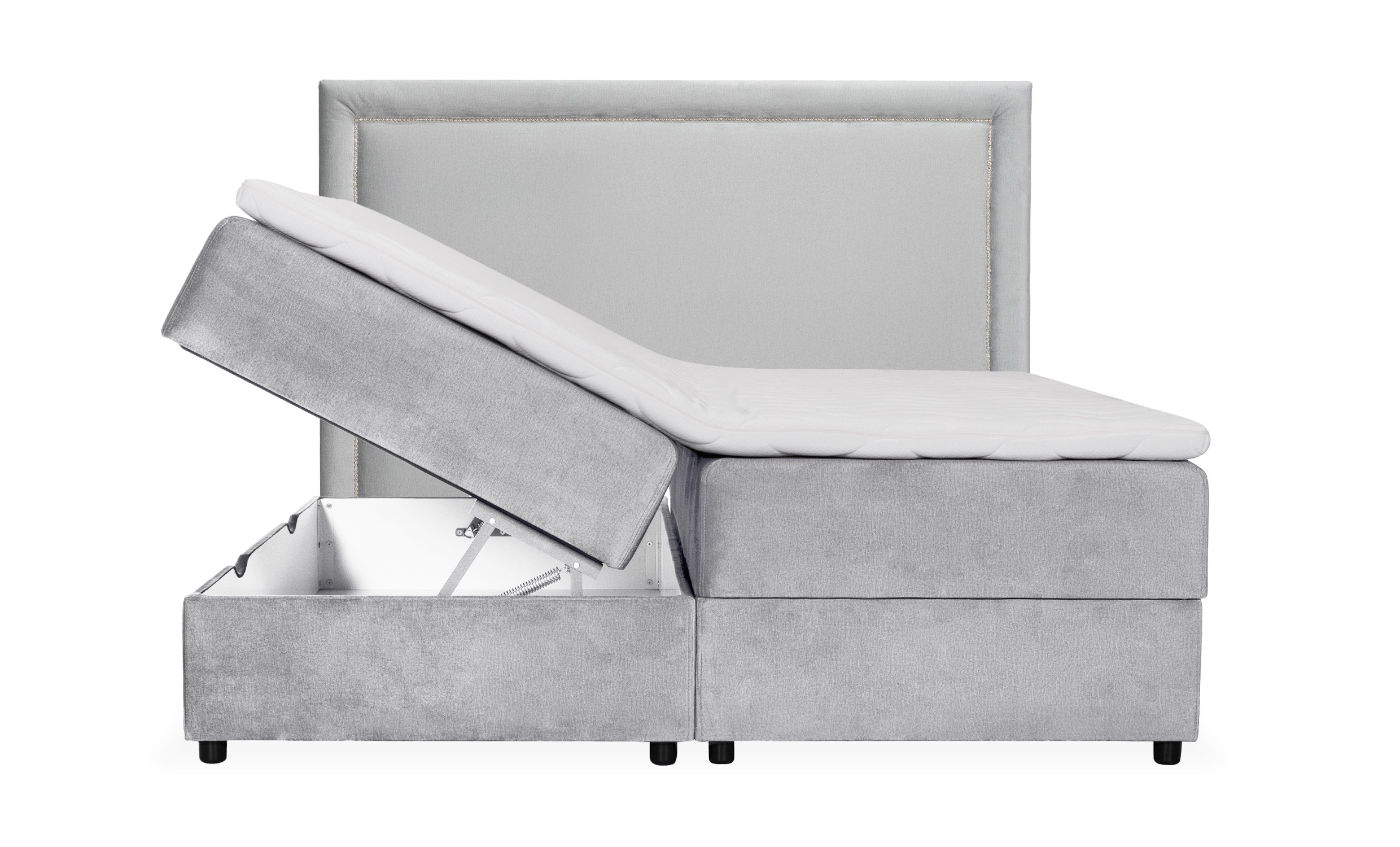 DANVIK/PERLA S�ngpaket 160 Sammet Ljusgr�