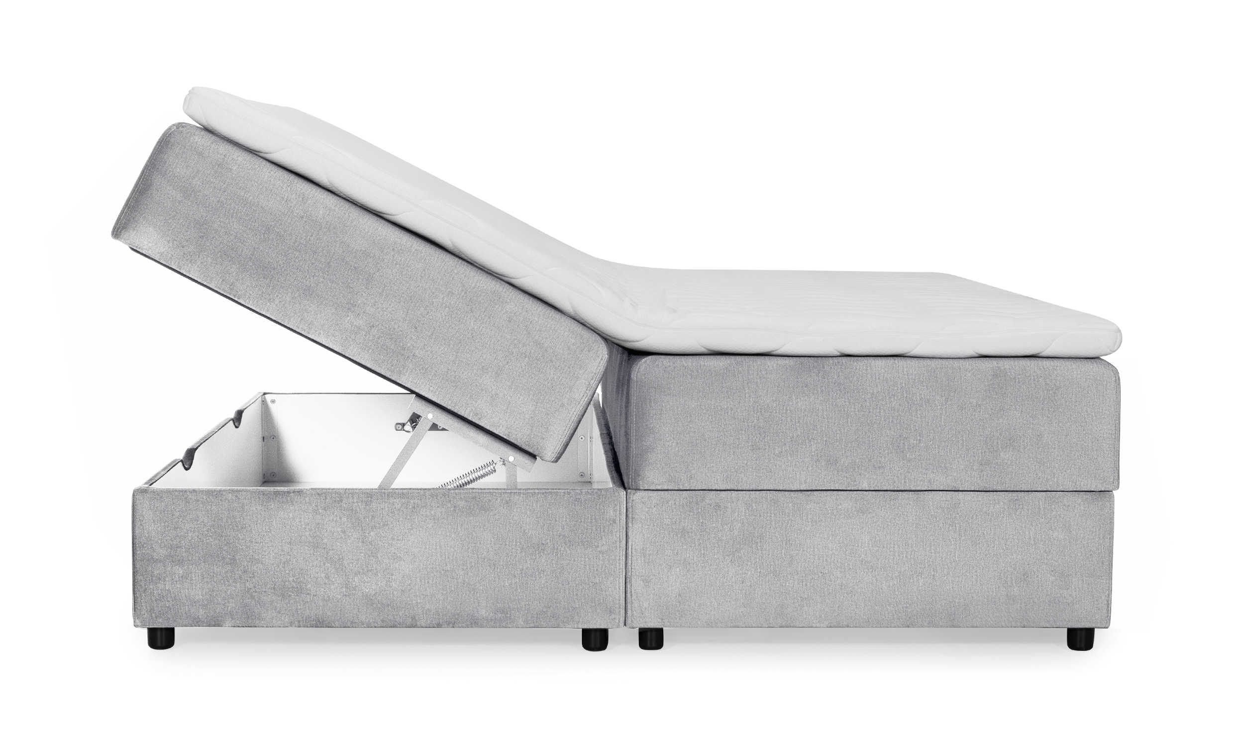 DANVIK 160 Boxsng Sammet Ljusgr