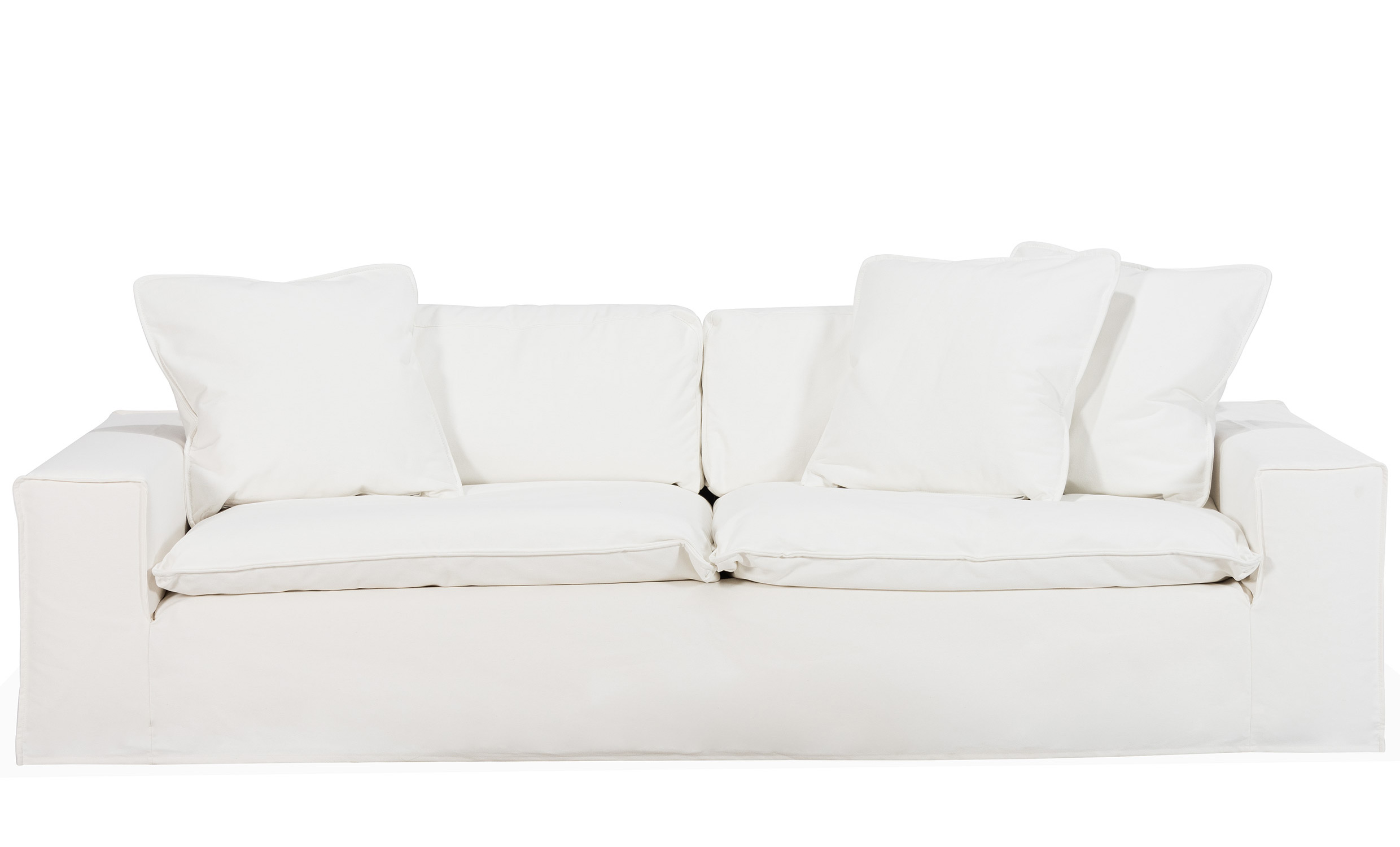 DOVER Grand Deluxe 4-sitssoffa Vit