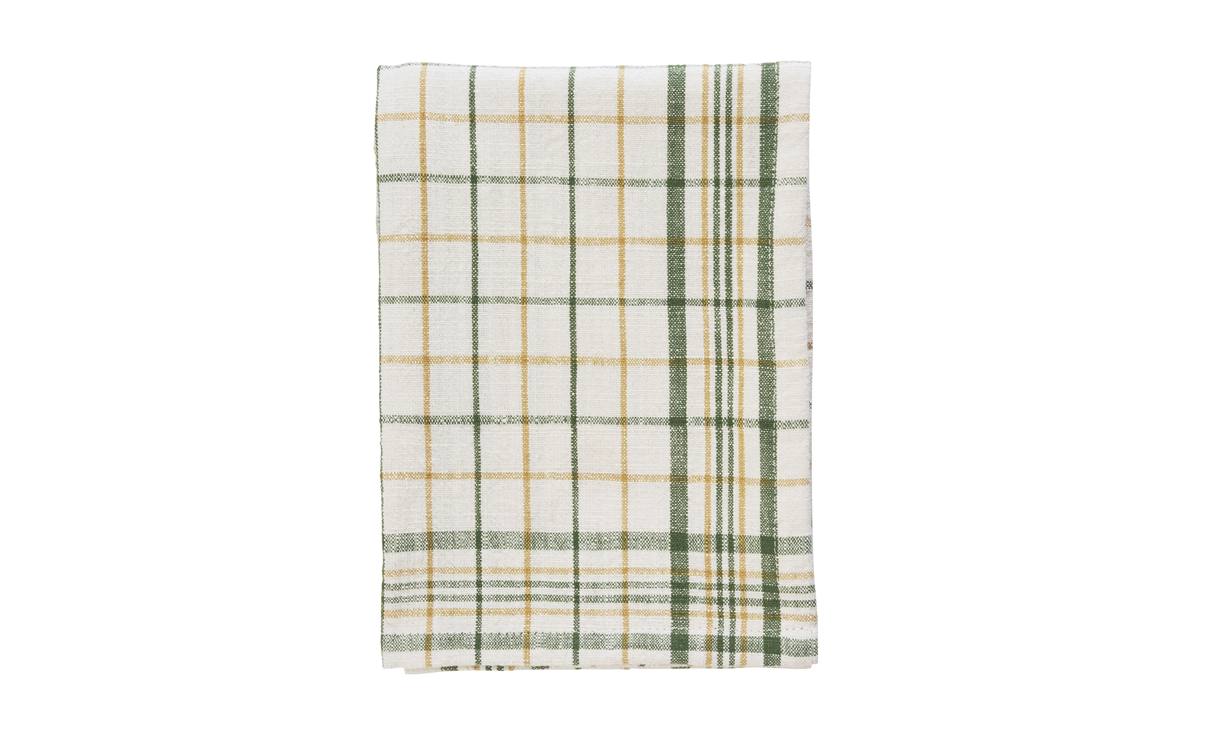 KKSHANDDUK 50x70 Offwhite/Gul/Grn