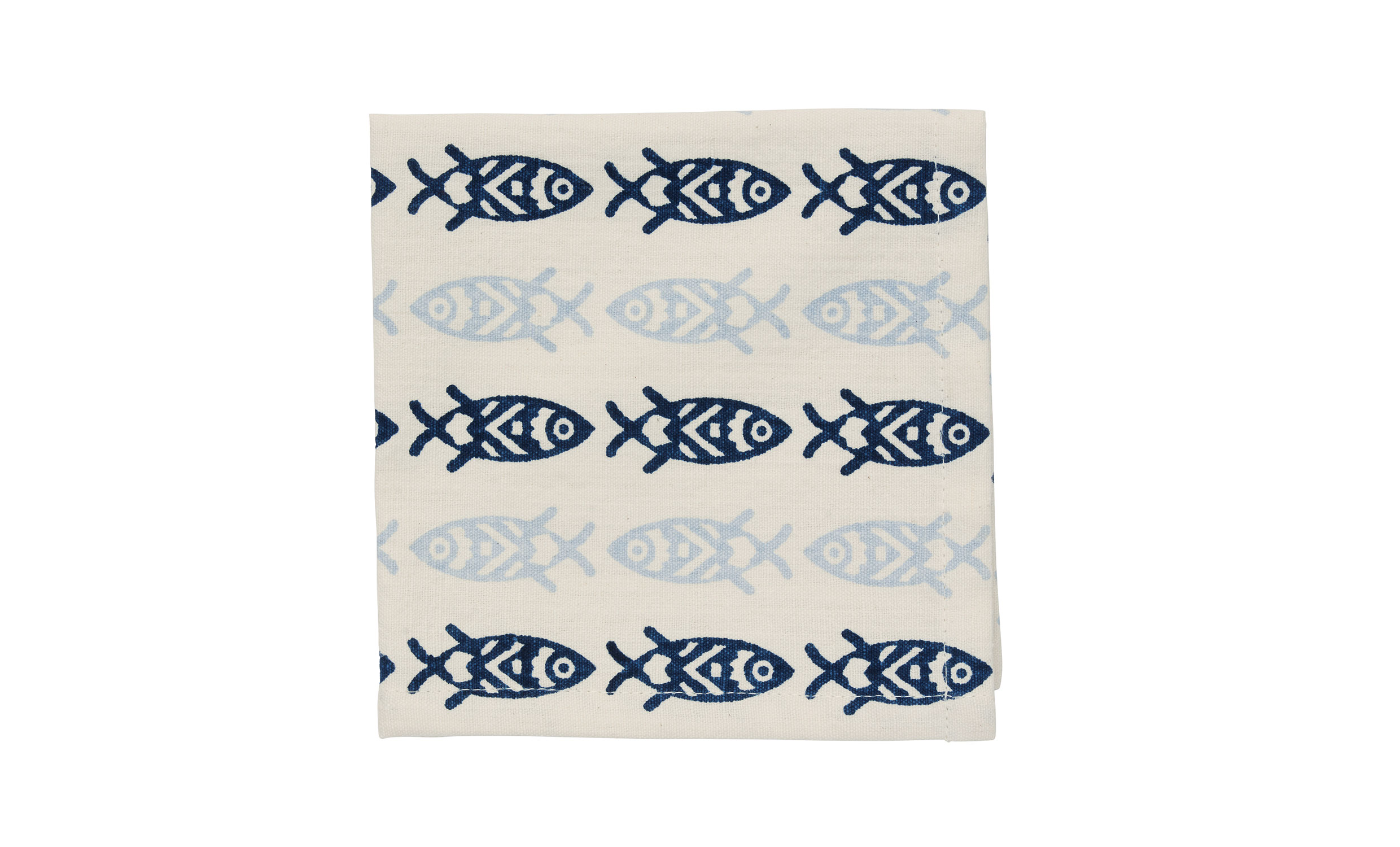 FISK Servett Offwhite/Bl�